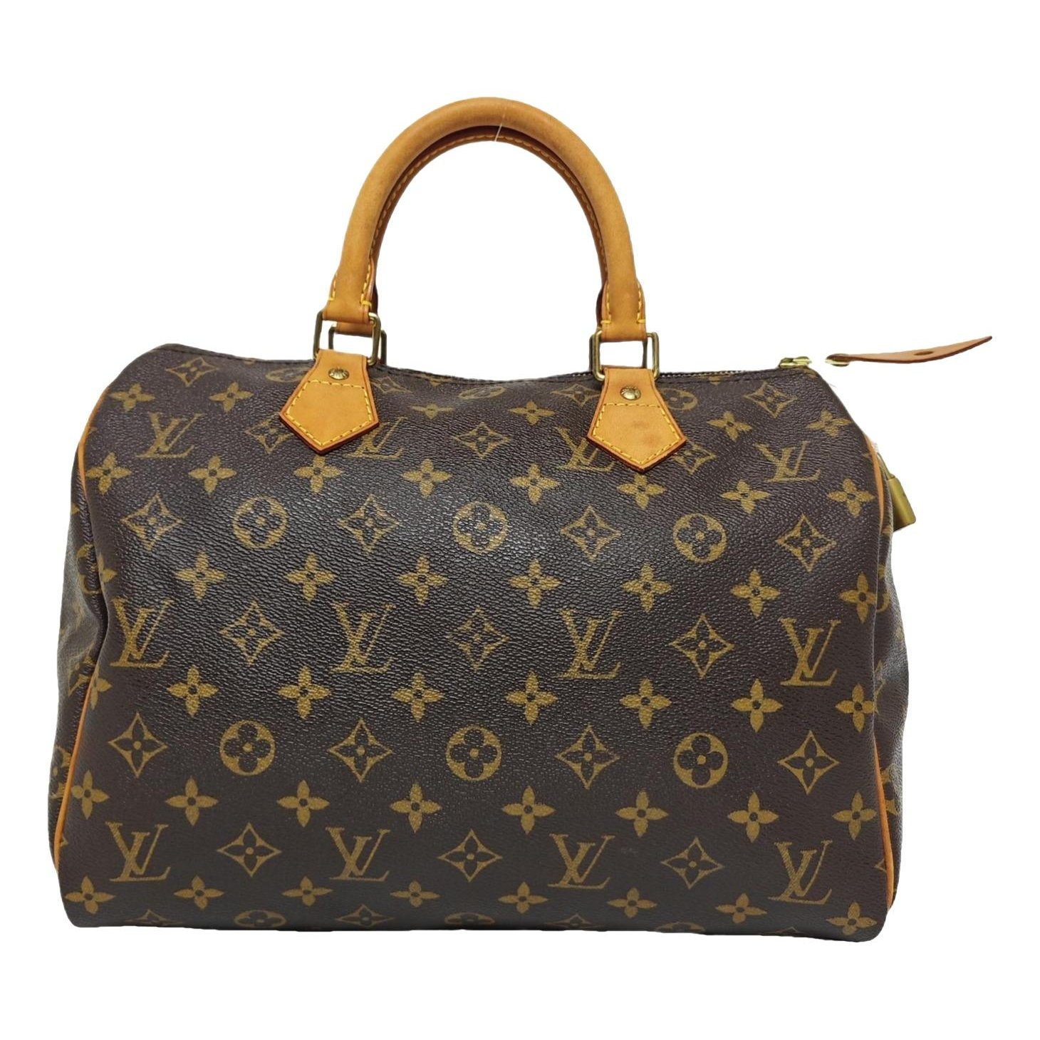 Nano Speedy / Mini HL leather handbag