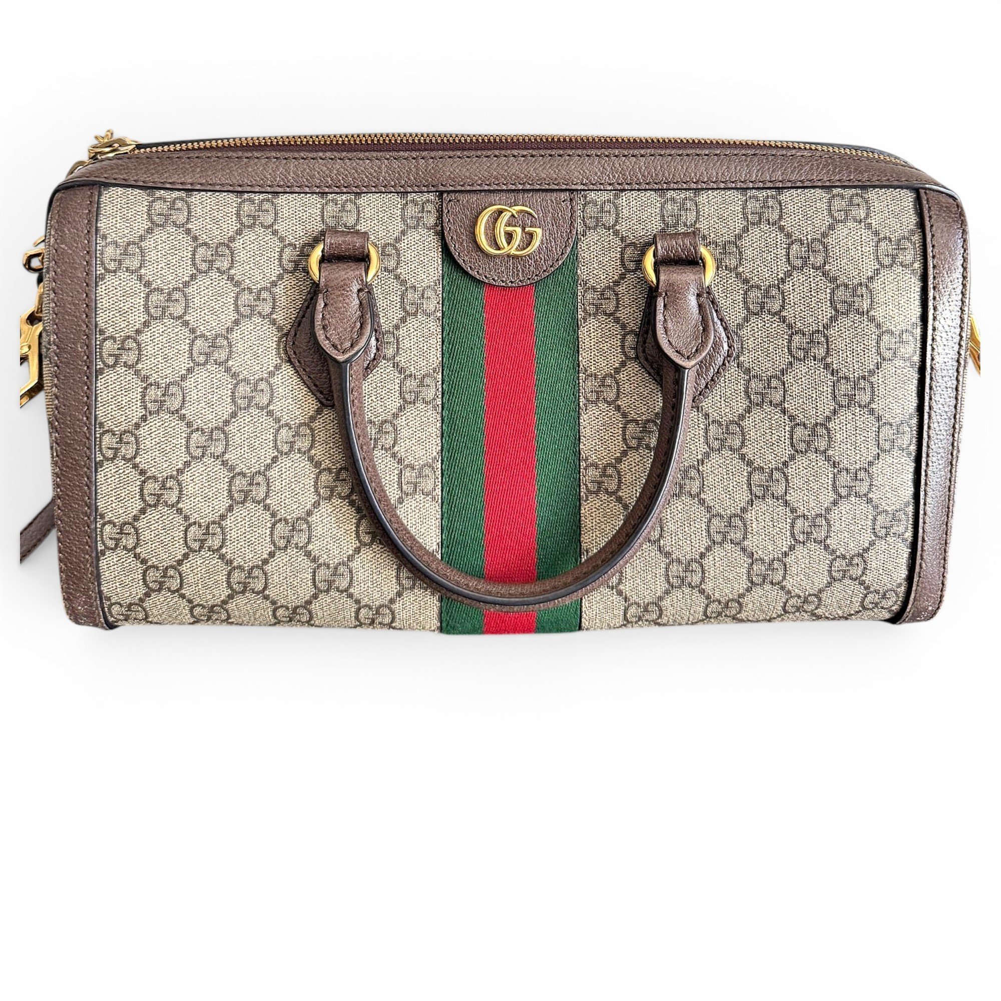 Ophidia leather handbag