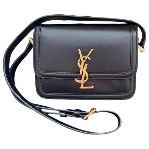 Solférino leather handbag