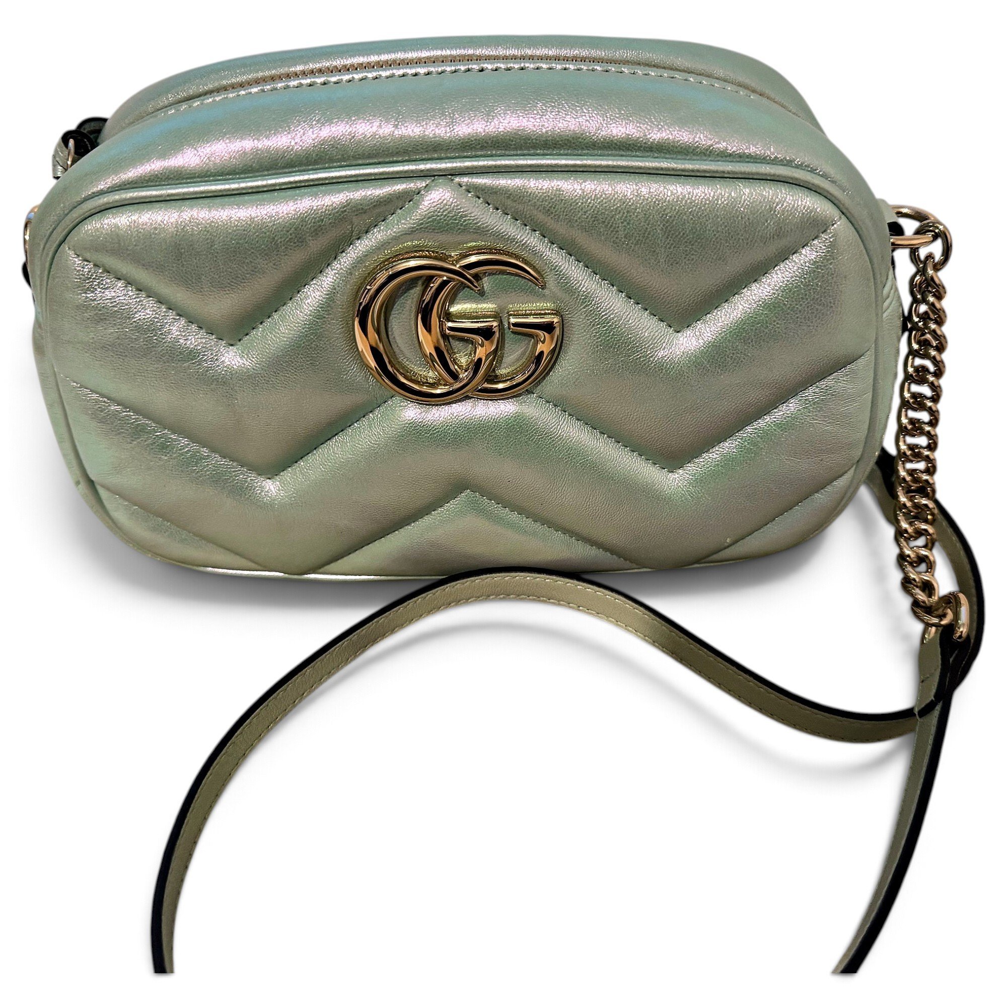 GG Marmont Chain leather crossbody bag