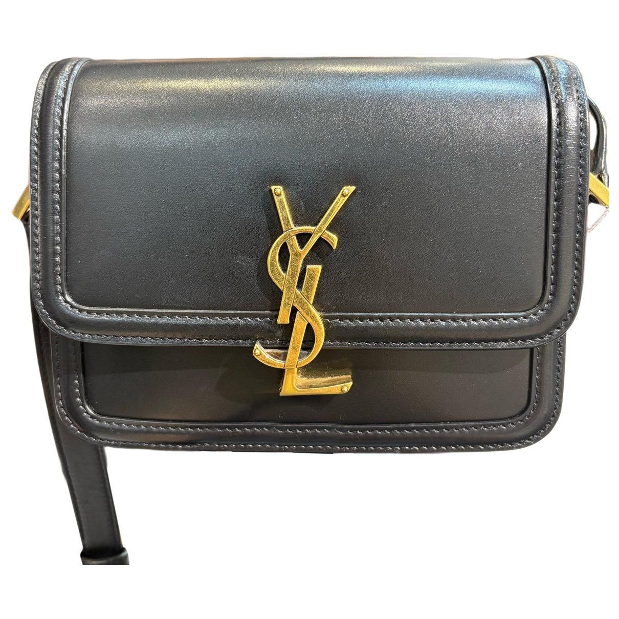 Solférino leather handbag