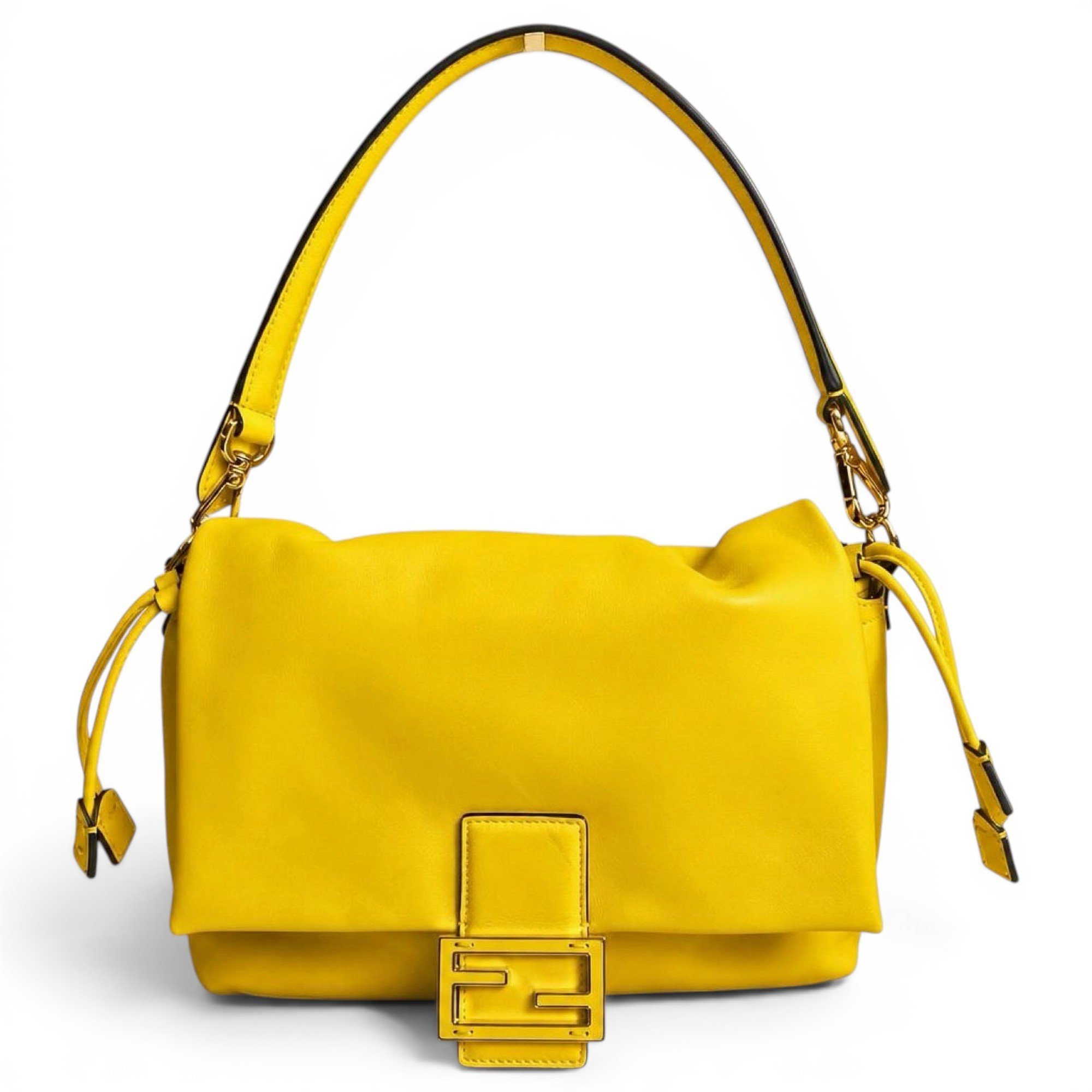 Baguette leather handbag