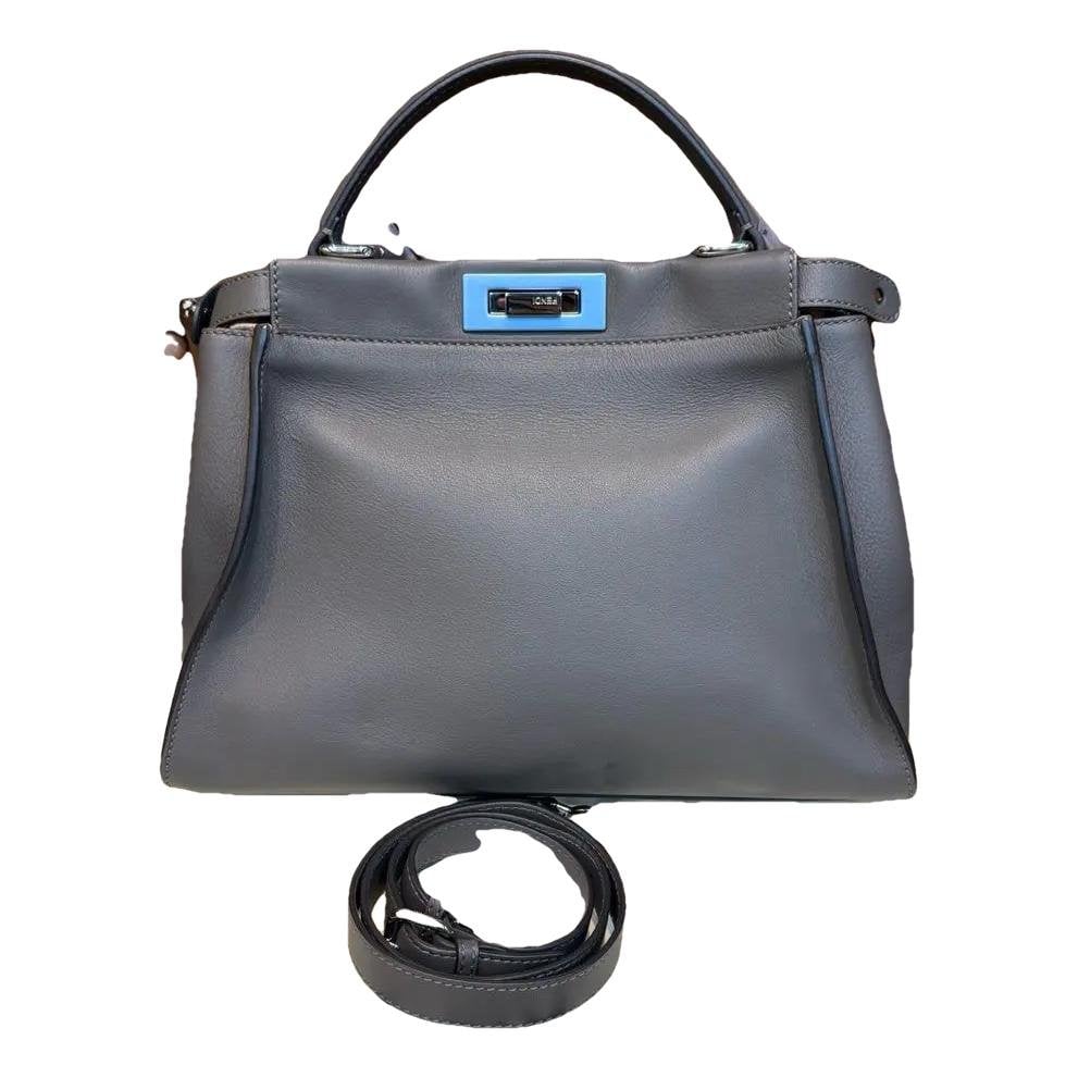 Peekaboo leather crossbody bag