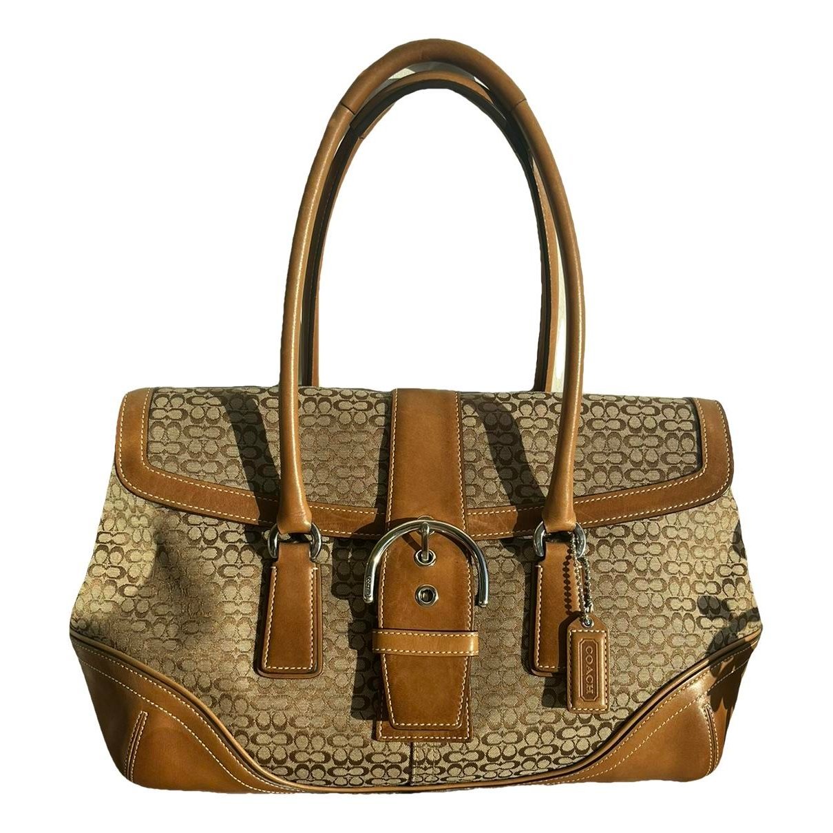 Signature Sufflette leather handbag