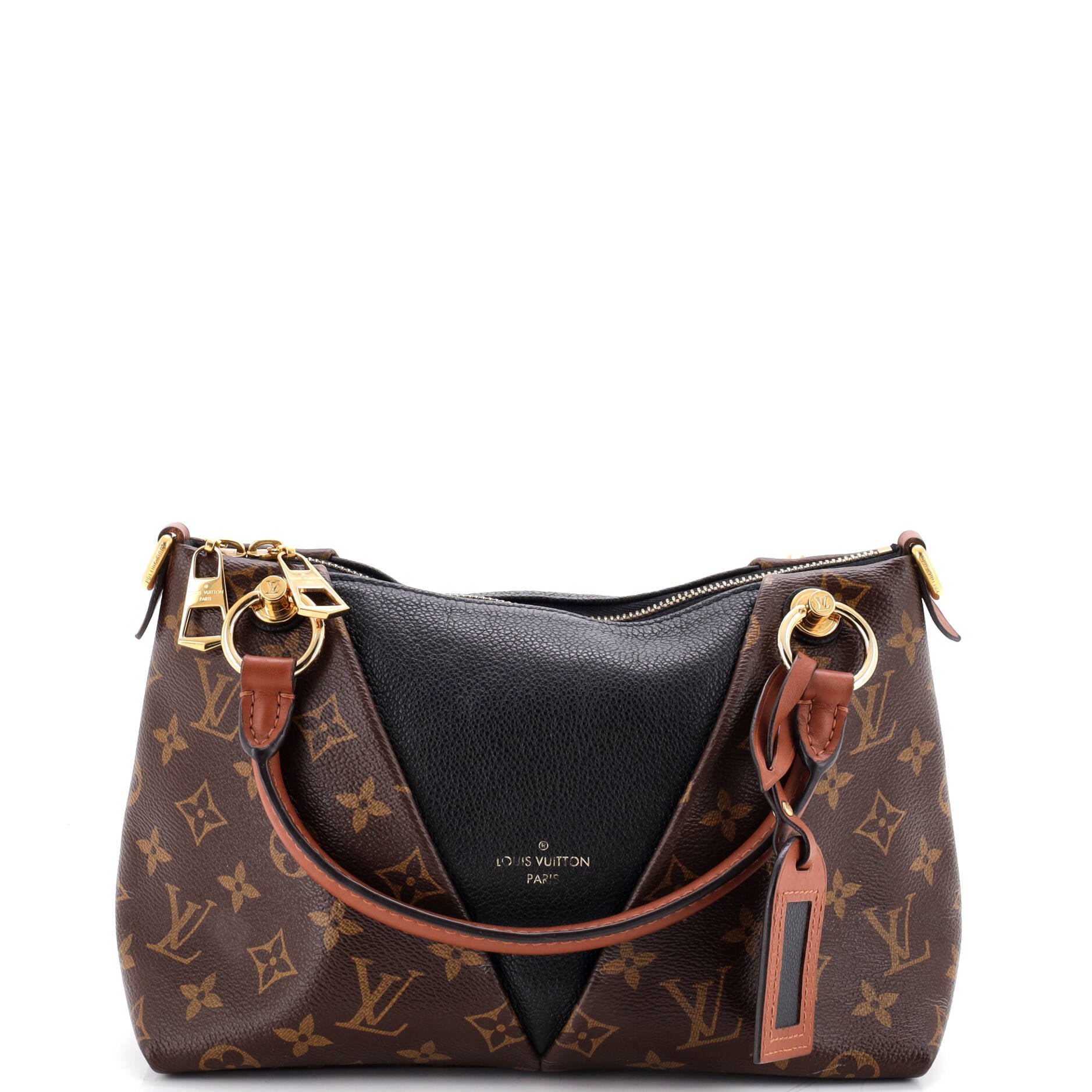 V Tote Monogram Canvas and Leather BB