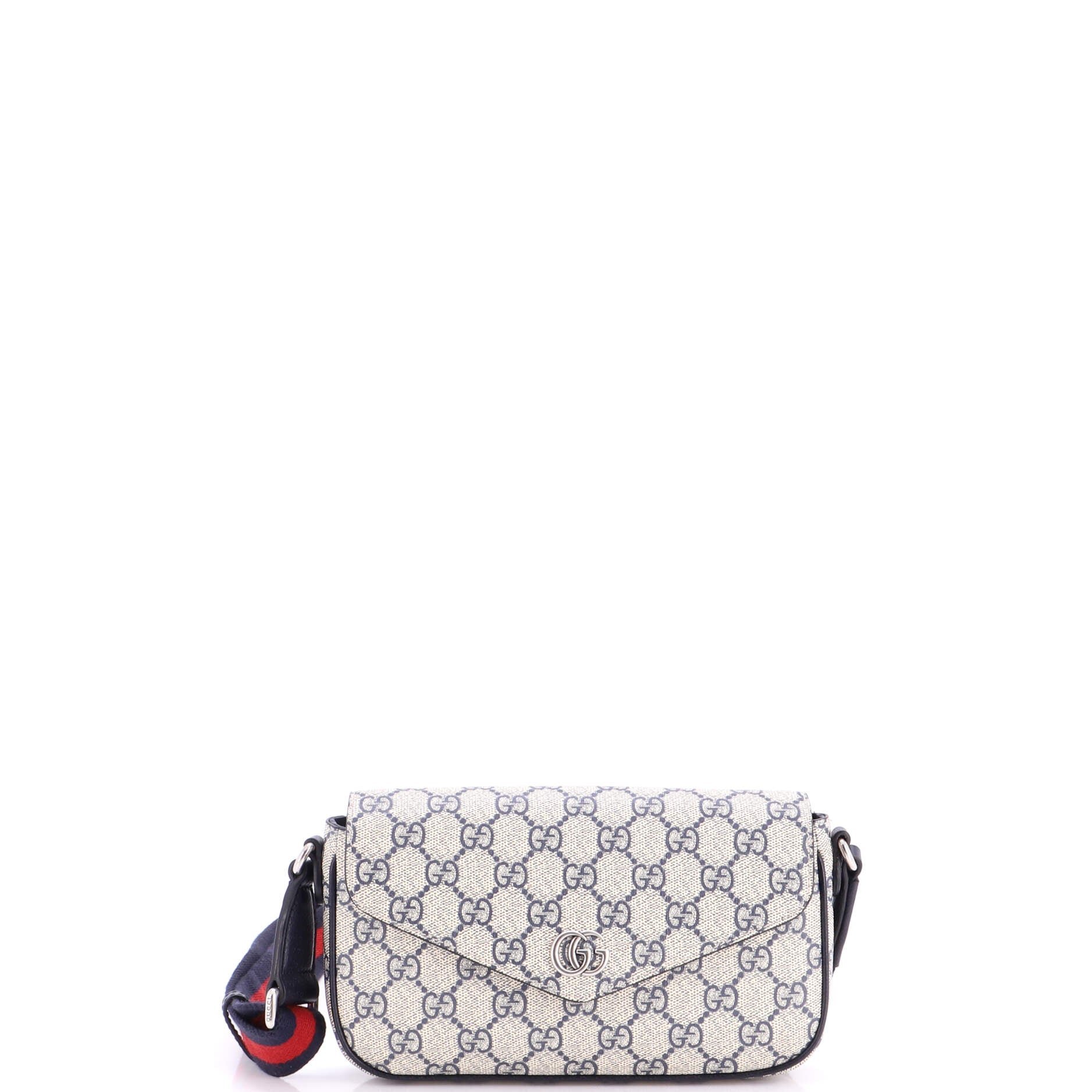 Ophidia Envelope Flap Shoulder Bag GG Coated Canvas Mini