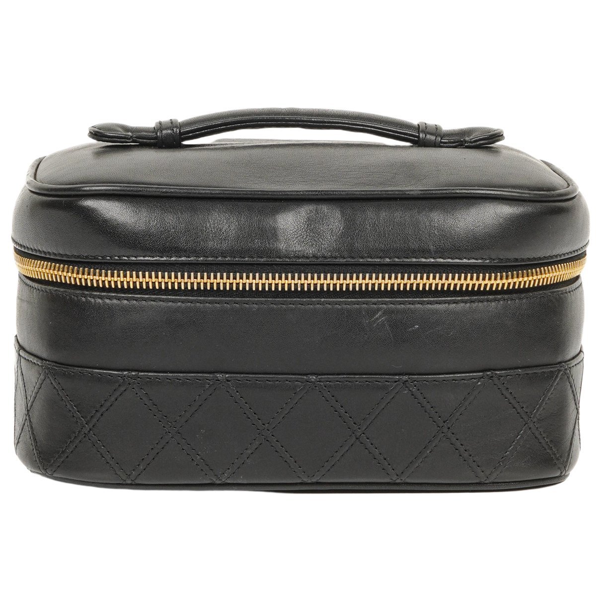 Vanity leather handbag