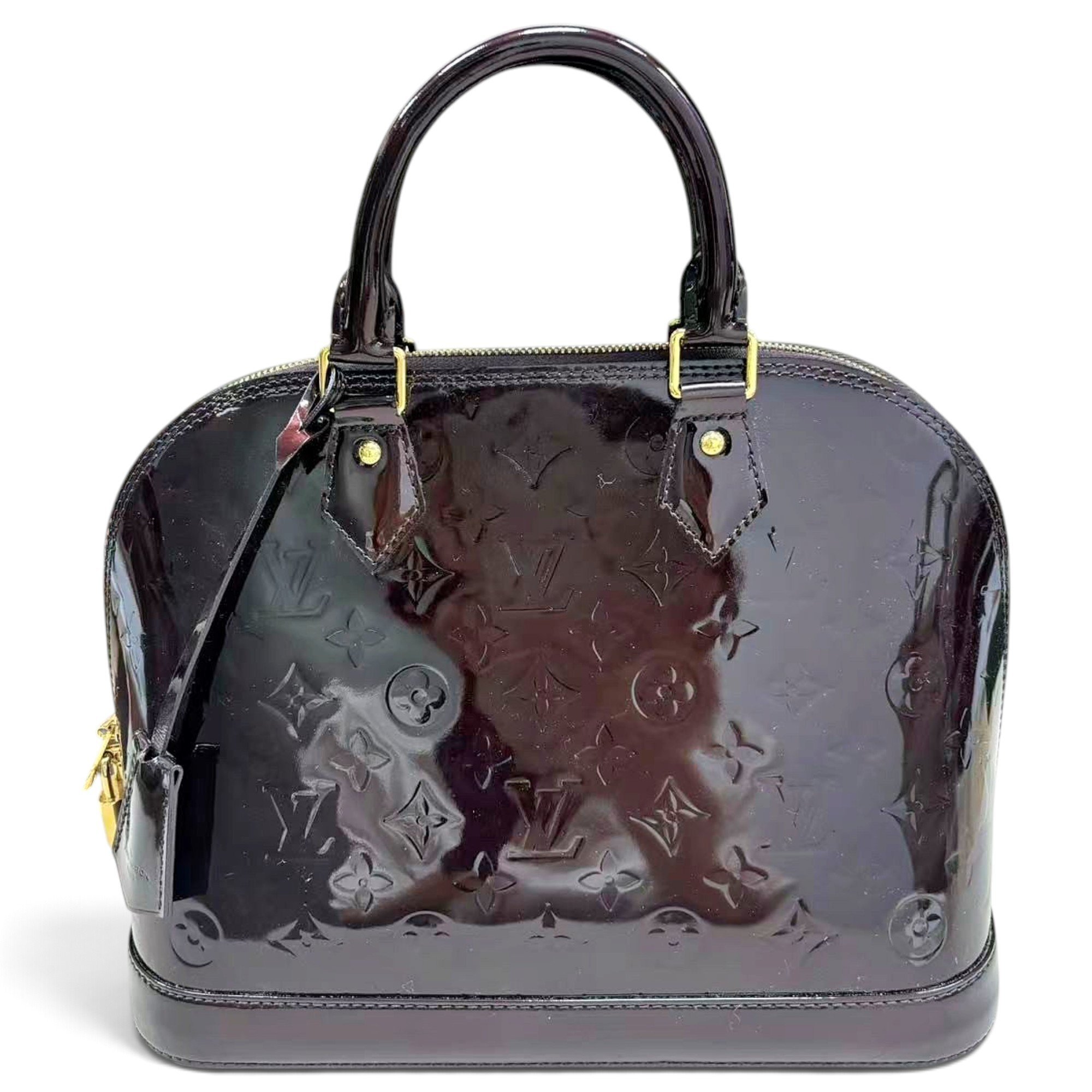 Alma patent leather handbag