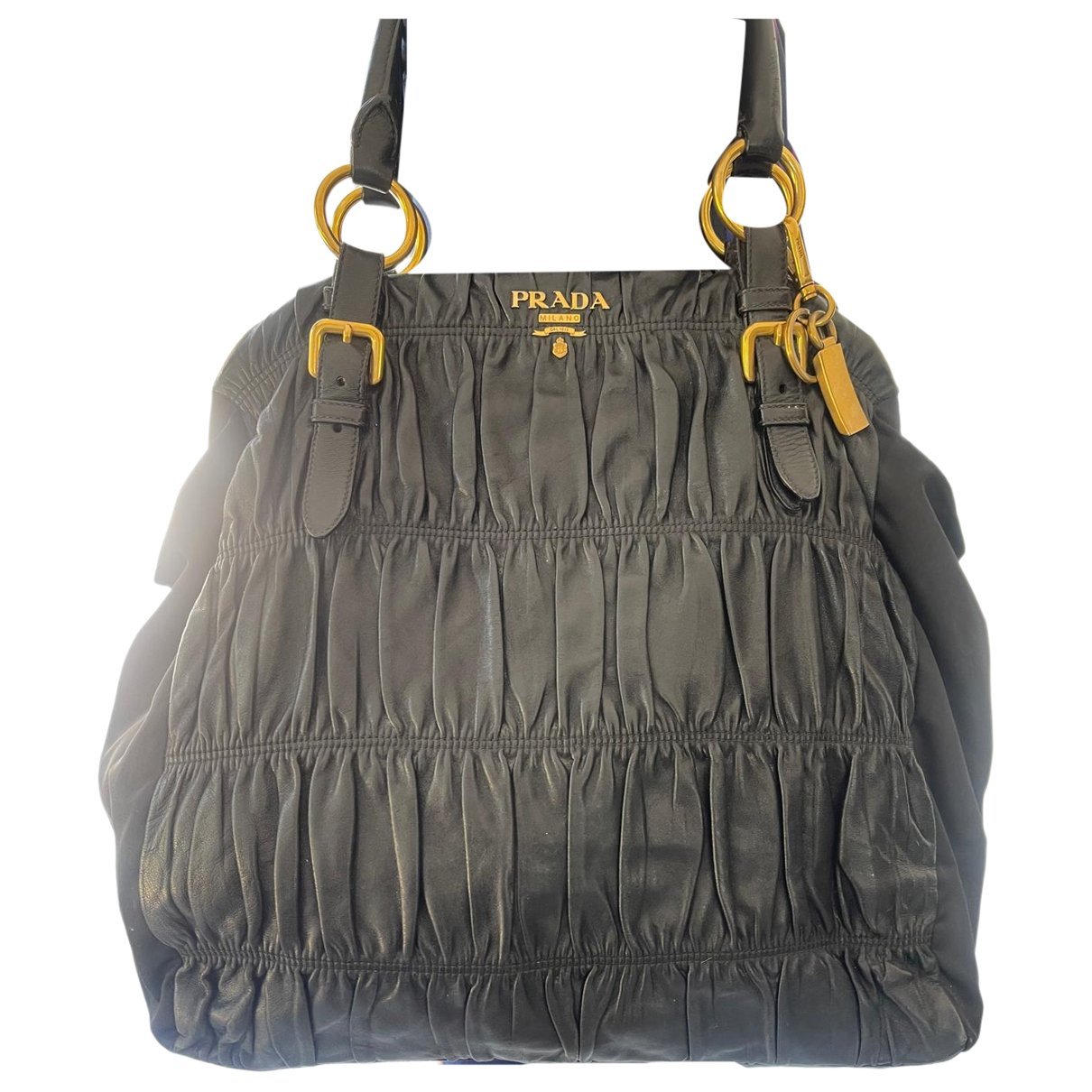 Leather tote