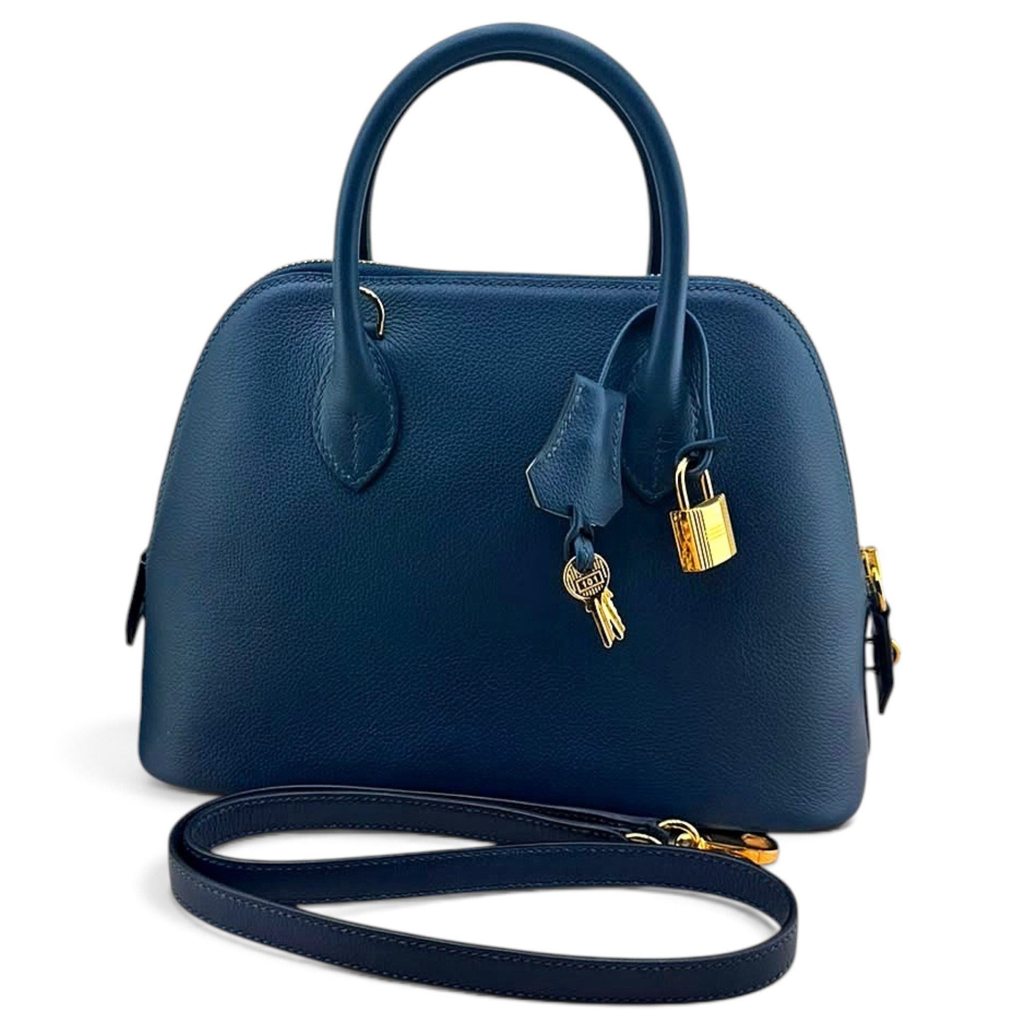 Bolide leather handbag