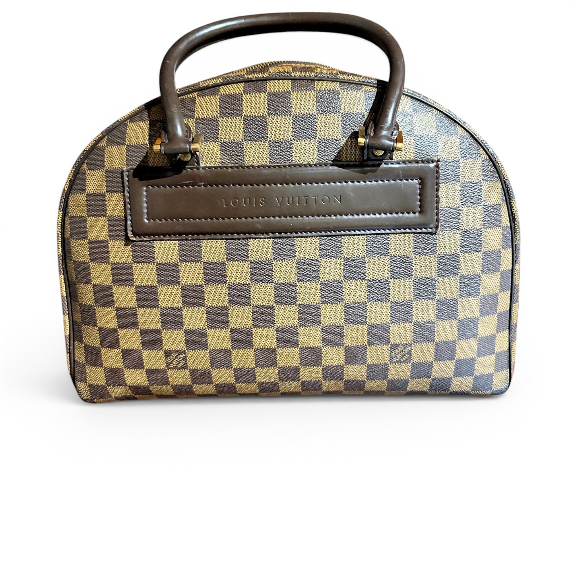 Duomo leather bowling bag