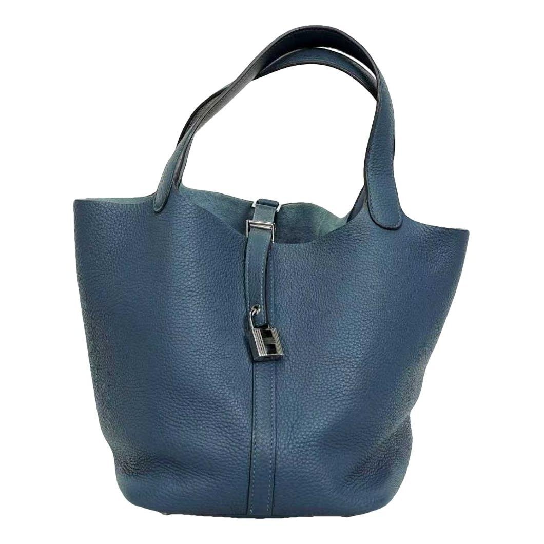 Hermes Picotin leather handbag