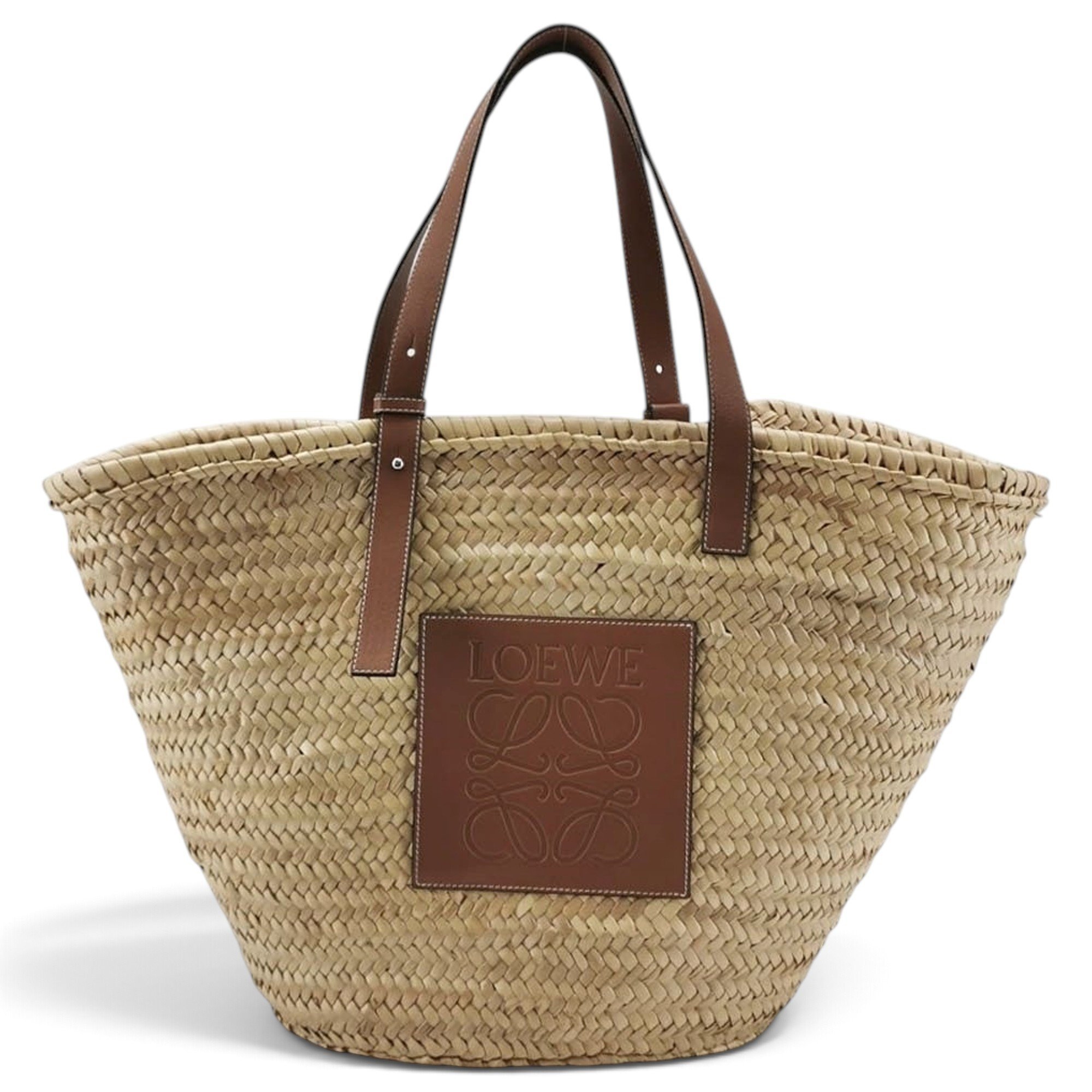 Anagram Basket leather handbag