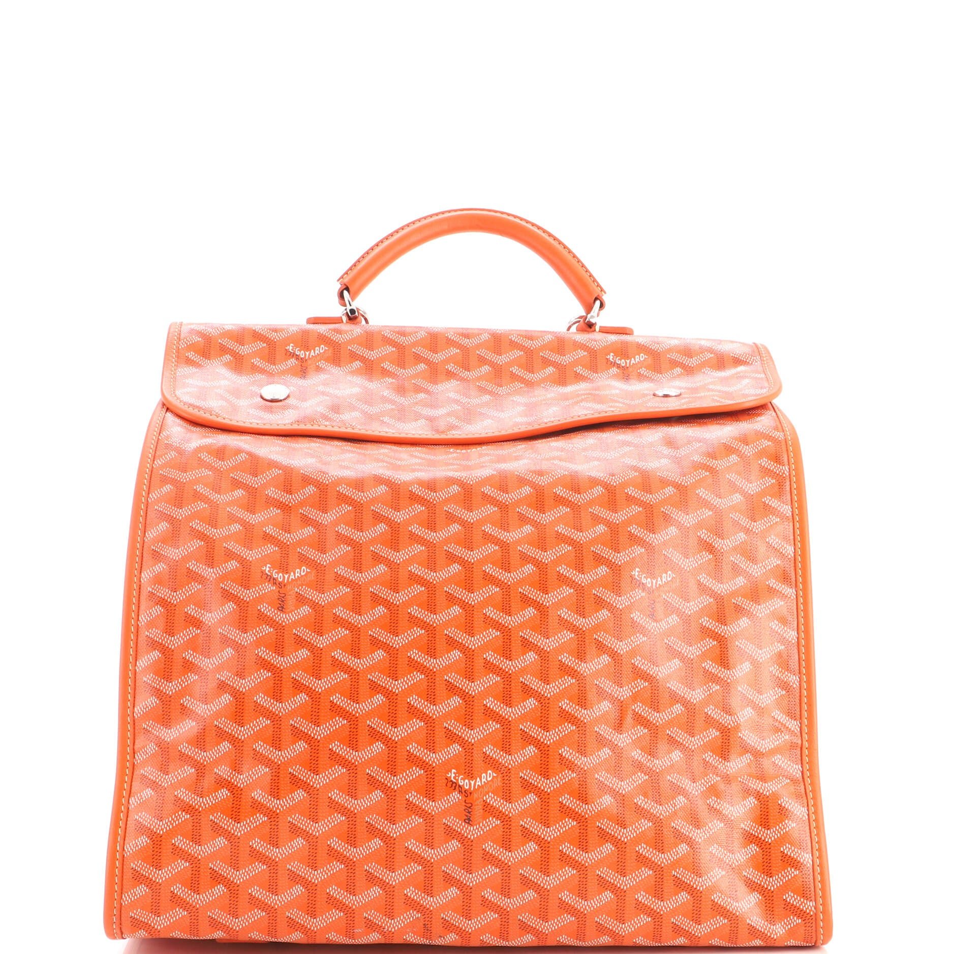 Saint Leger Briefcase Backpack Coated Canvas