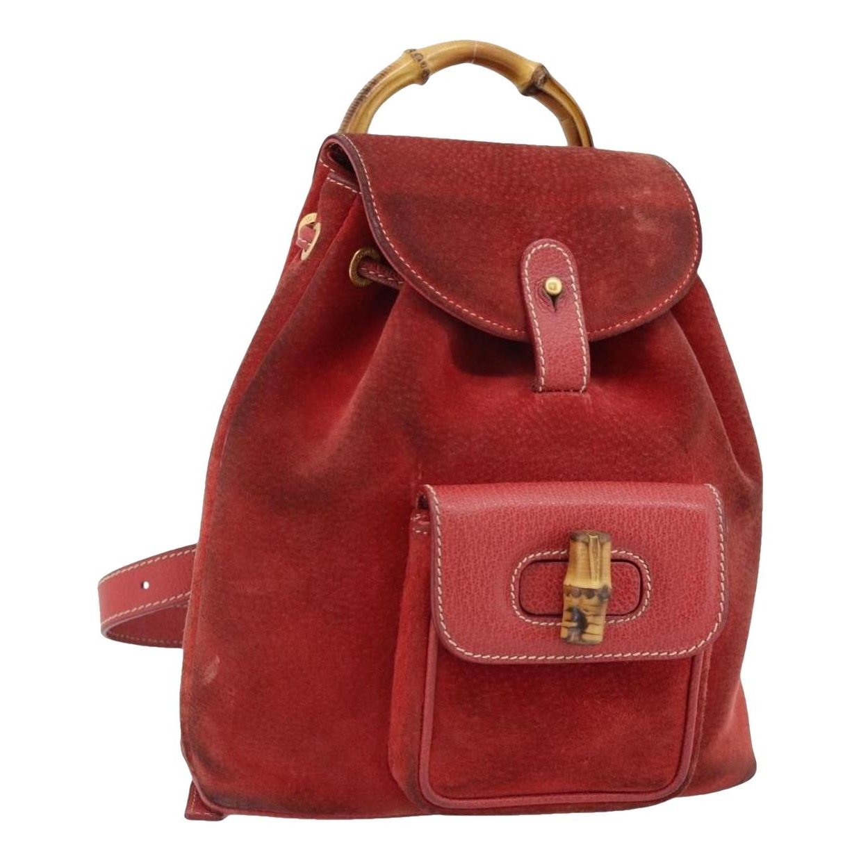 Leather backpack