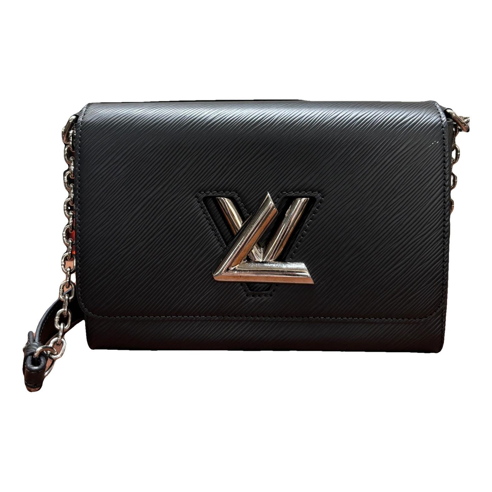 Twist leather handbag