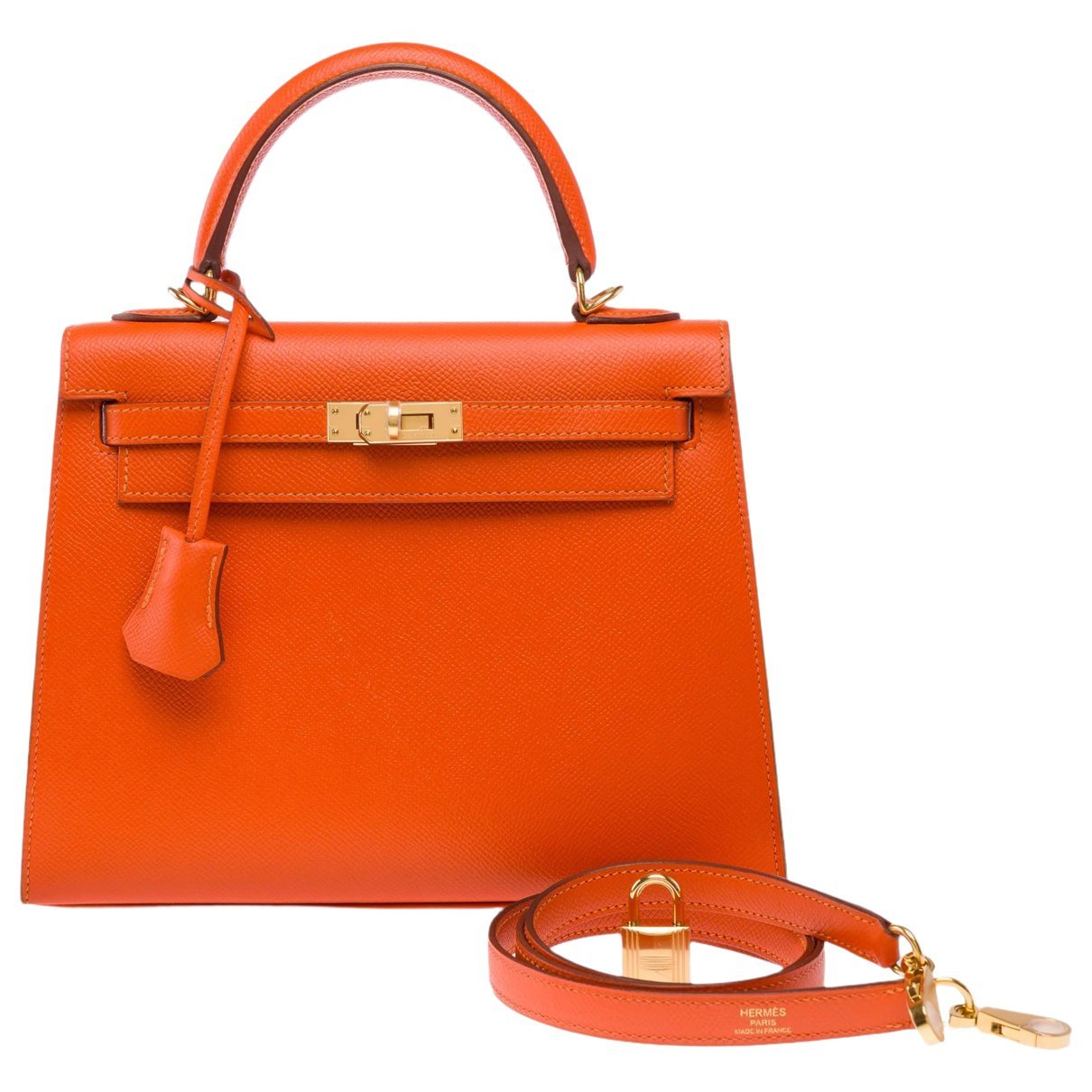 Kelly 25 leather handbag