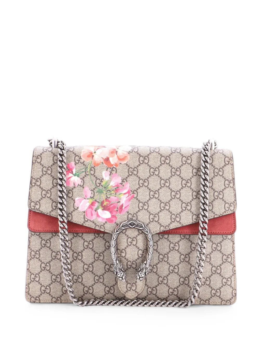 Dionysus Bag Blooms Print GG Coated Canvas Medium shoulder bag