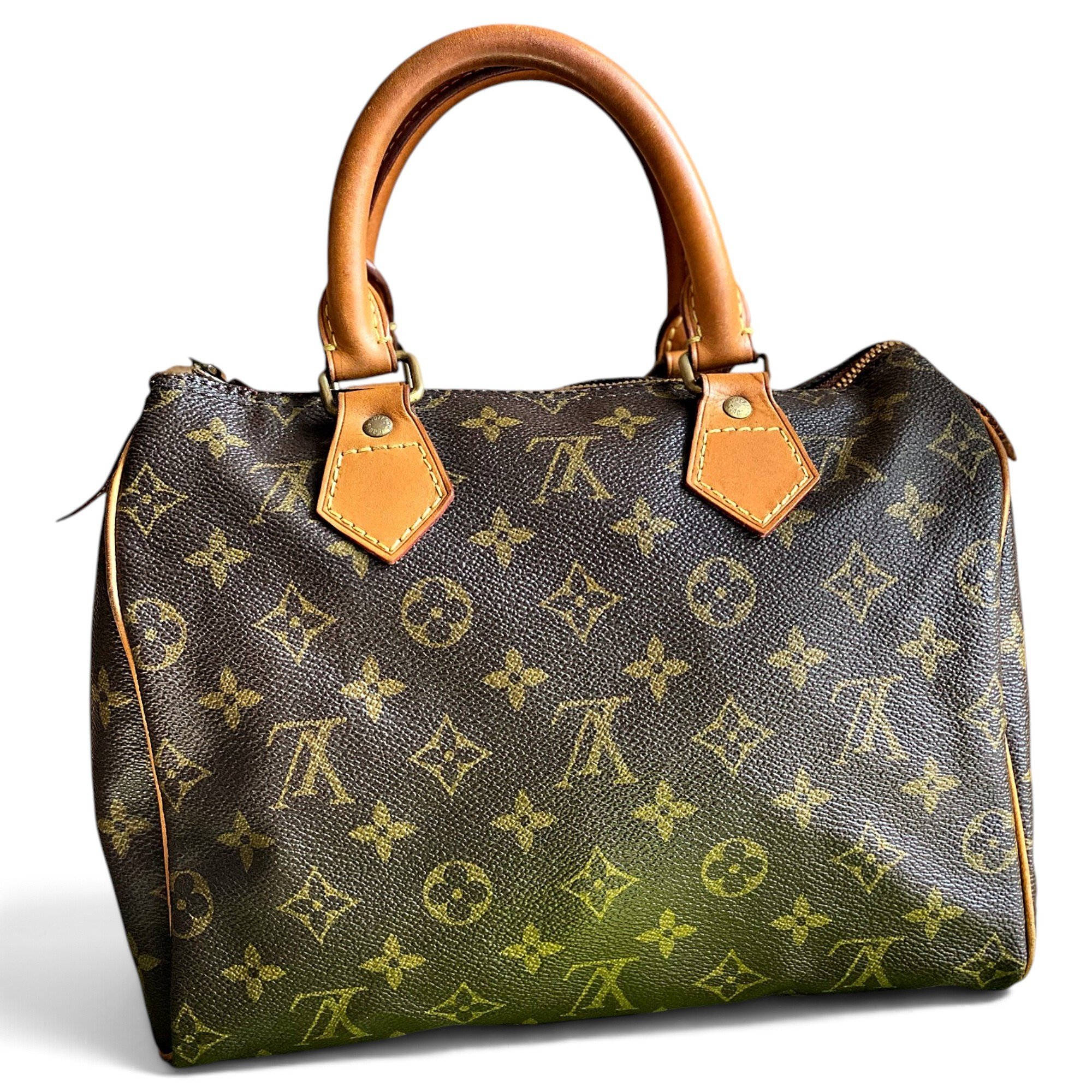 Speedy leather handbag
