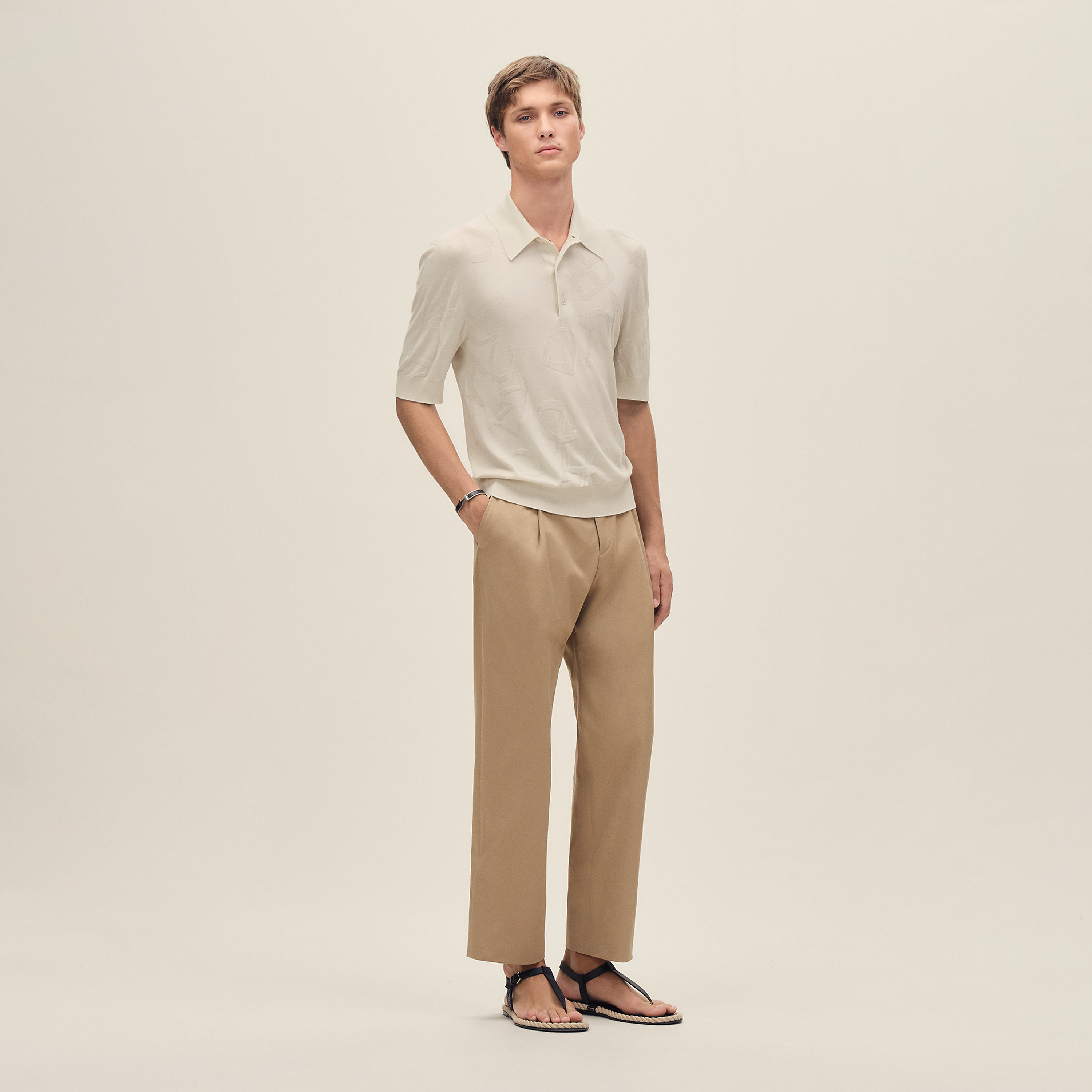 "Calligraphie Equestre" polo shirt