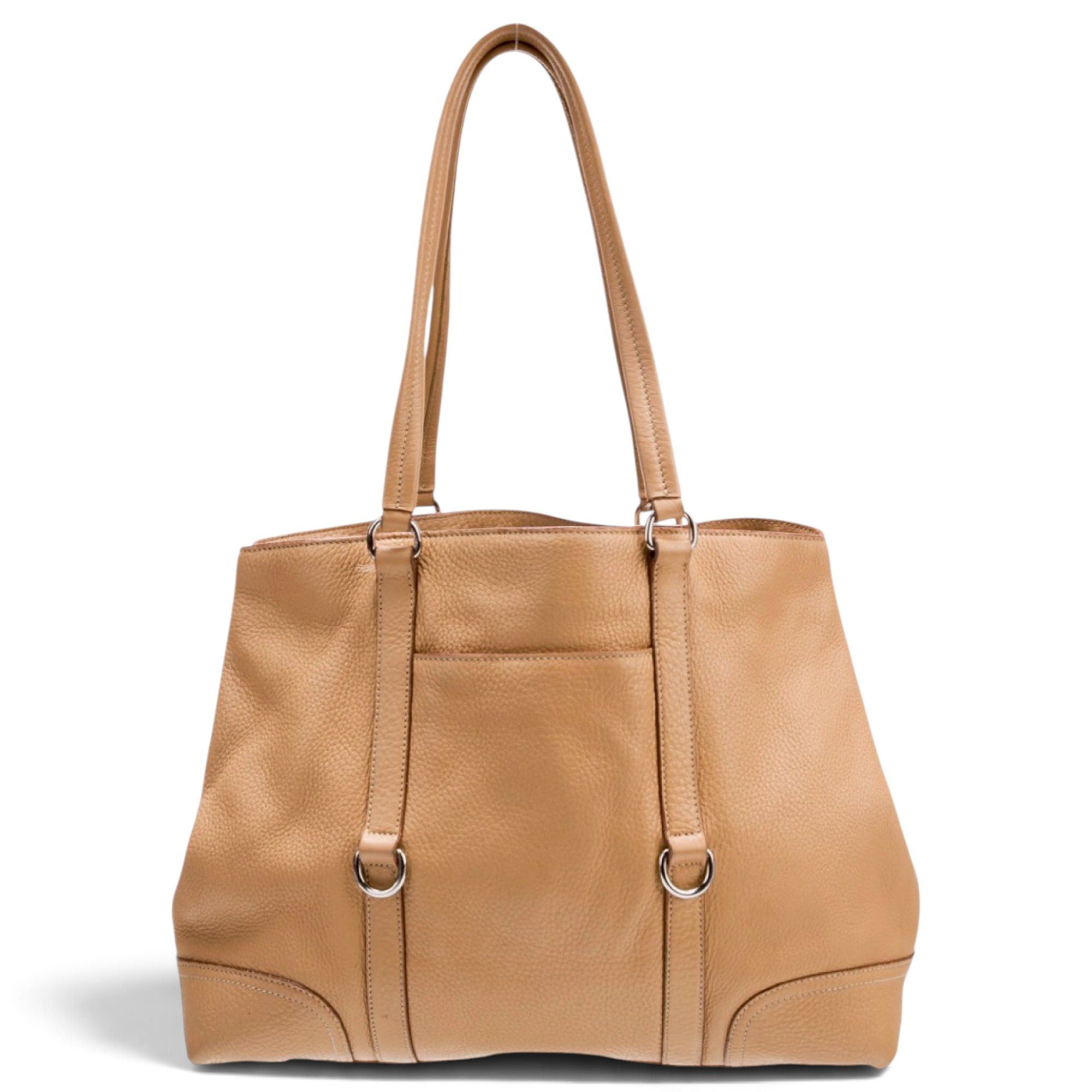 Leather tote
