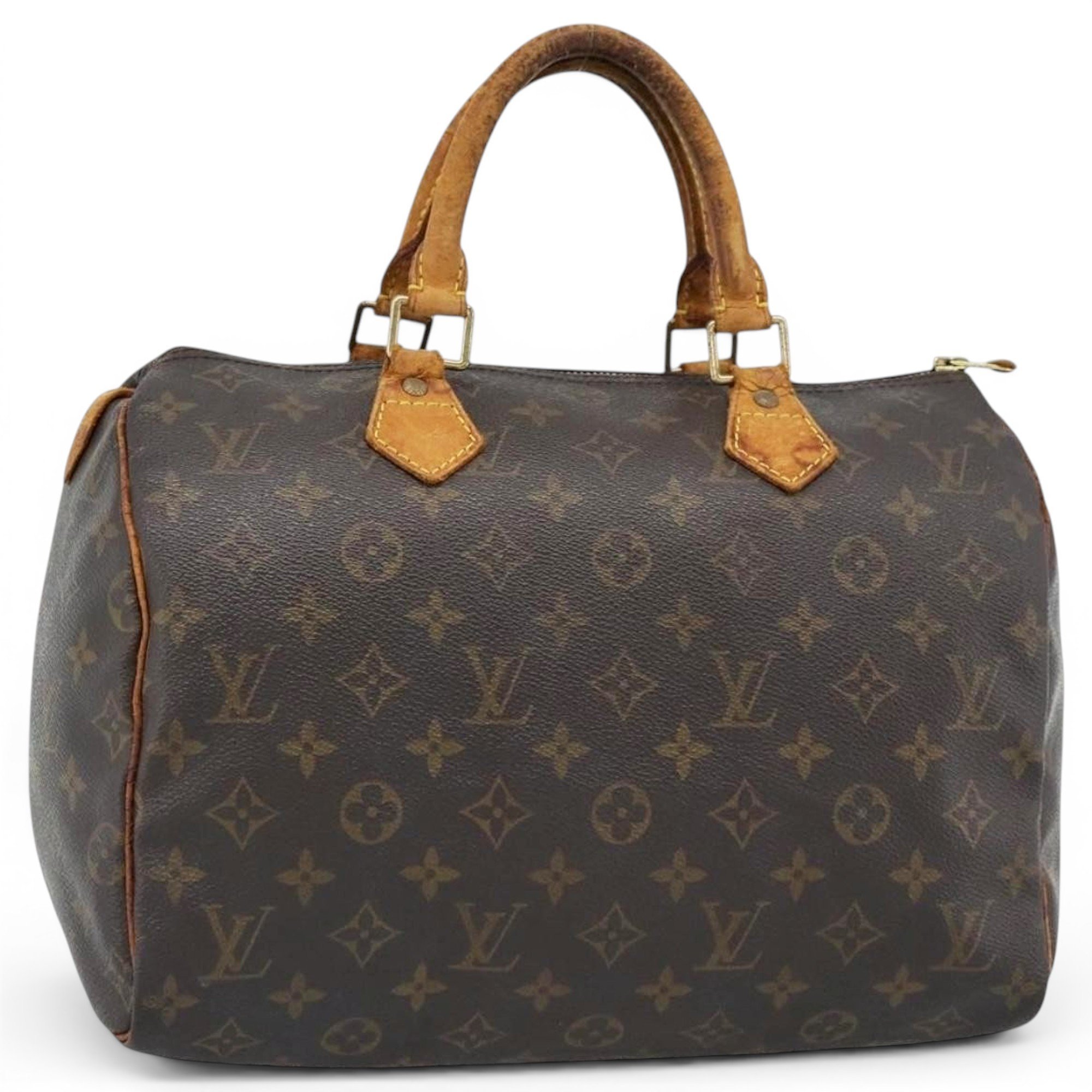 Speedy leather handbag