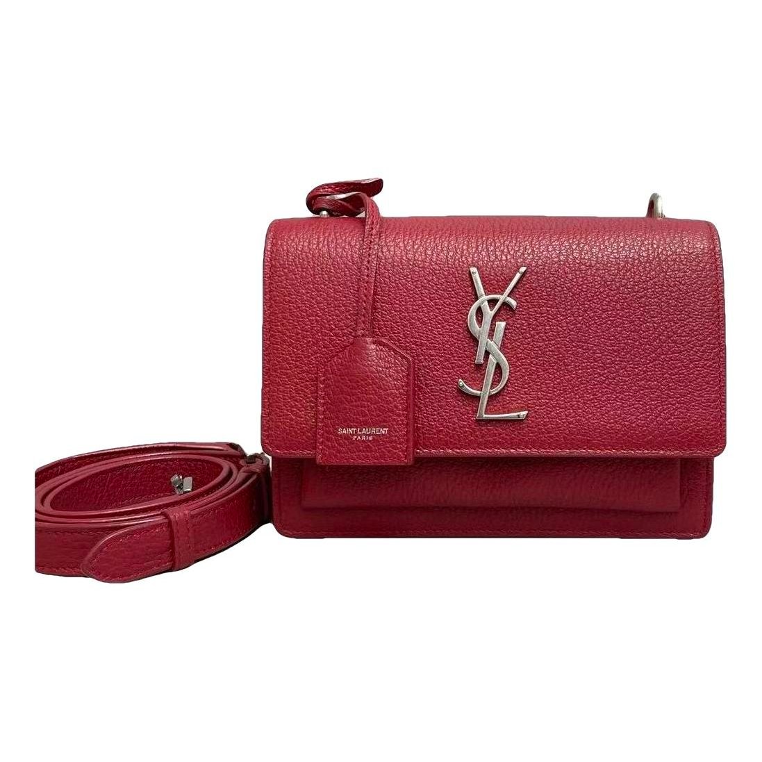 Sunset leather handbag