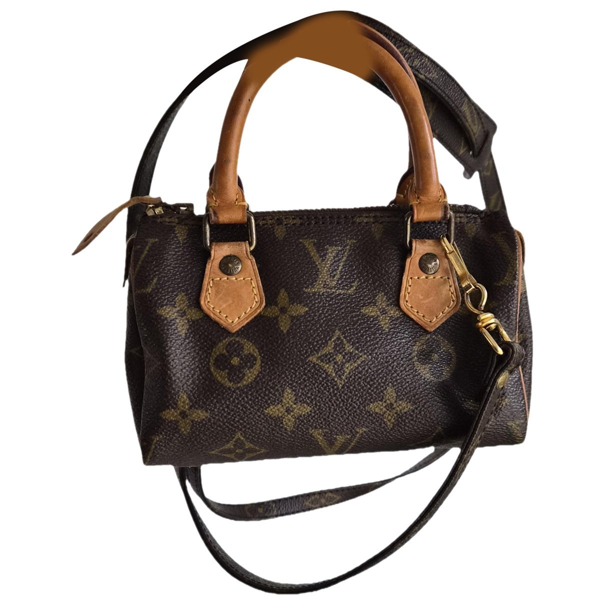 Louis Vuitton Nano Speedy / Mini HL cloth crossbody bag