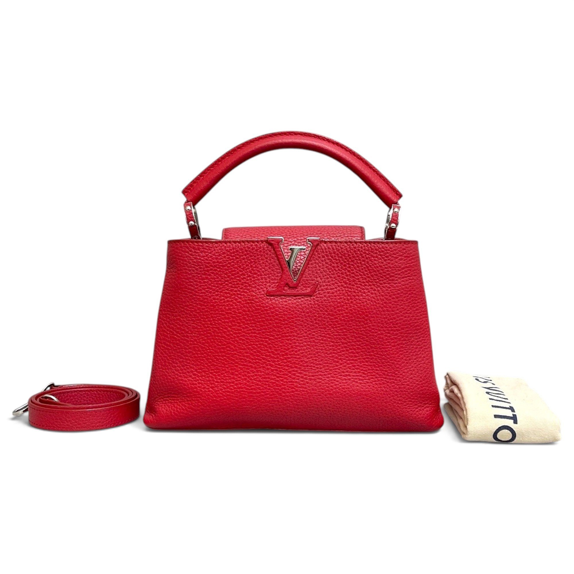 Capucines leather handbag