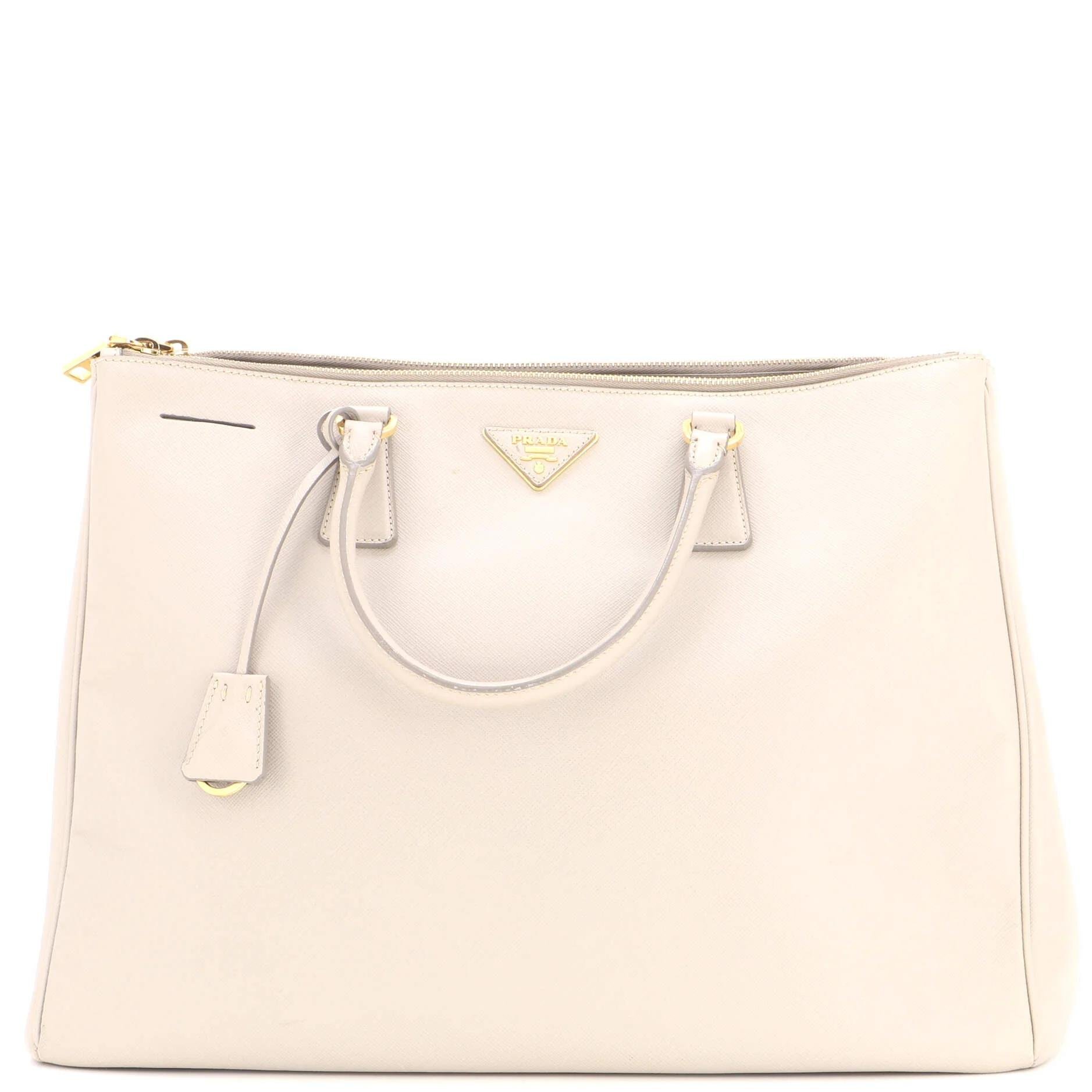 Leather tote