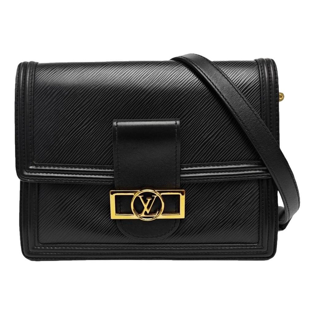 Dauphine leather handbag