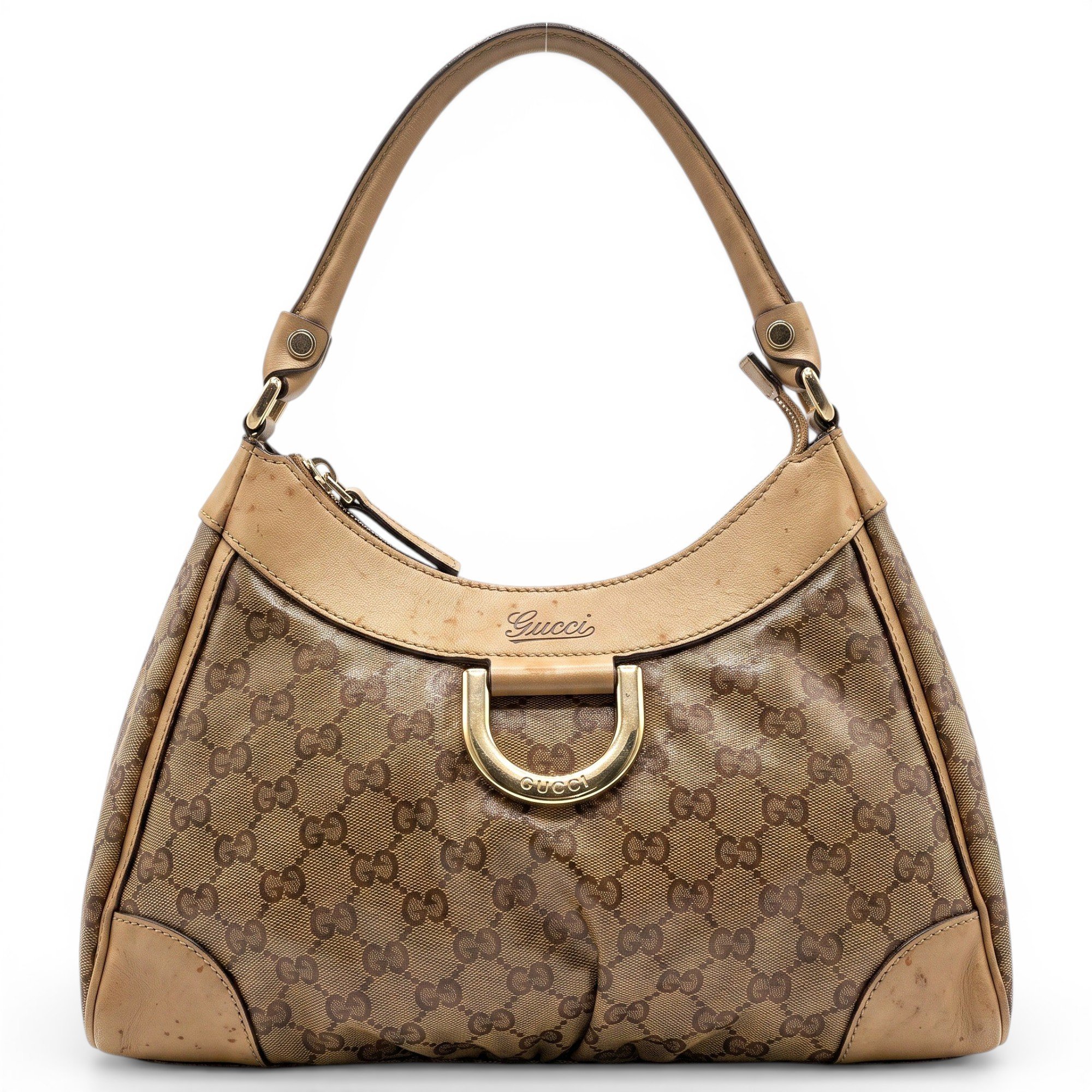 D-Ring leather handbag