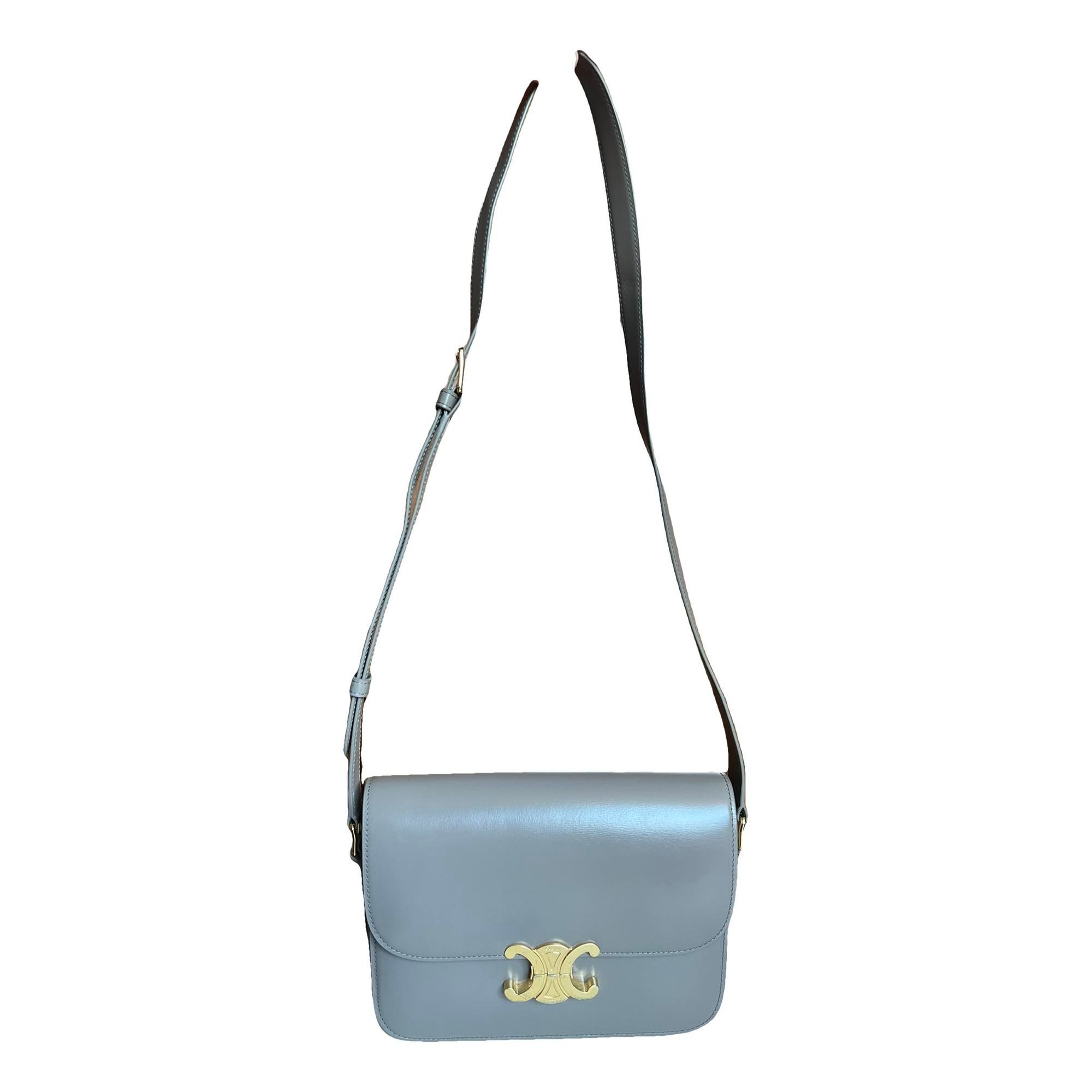 Triomphe leather handbag