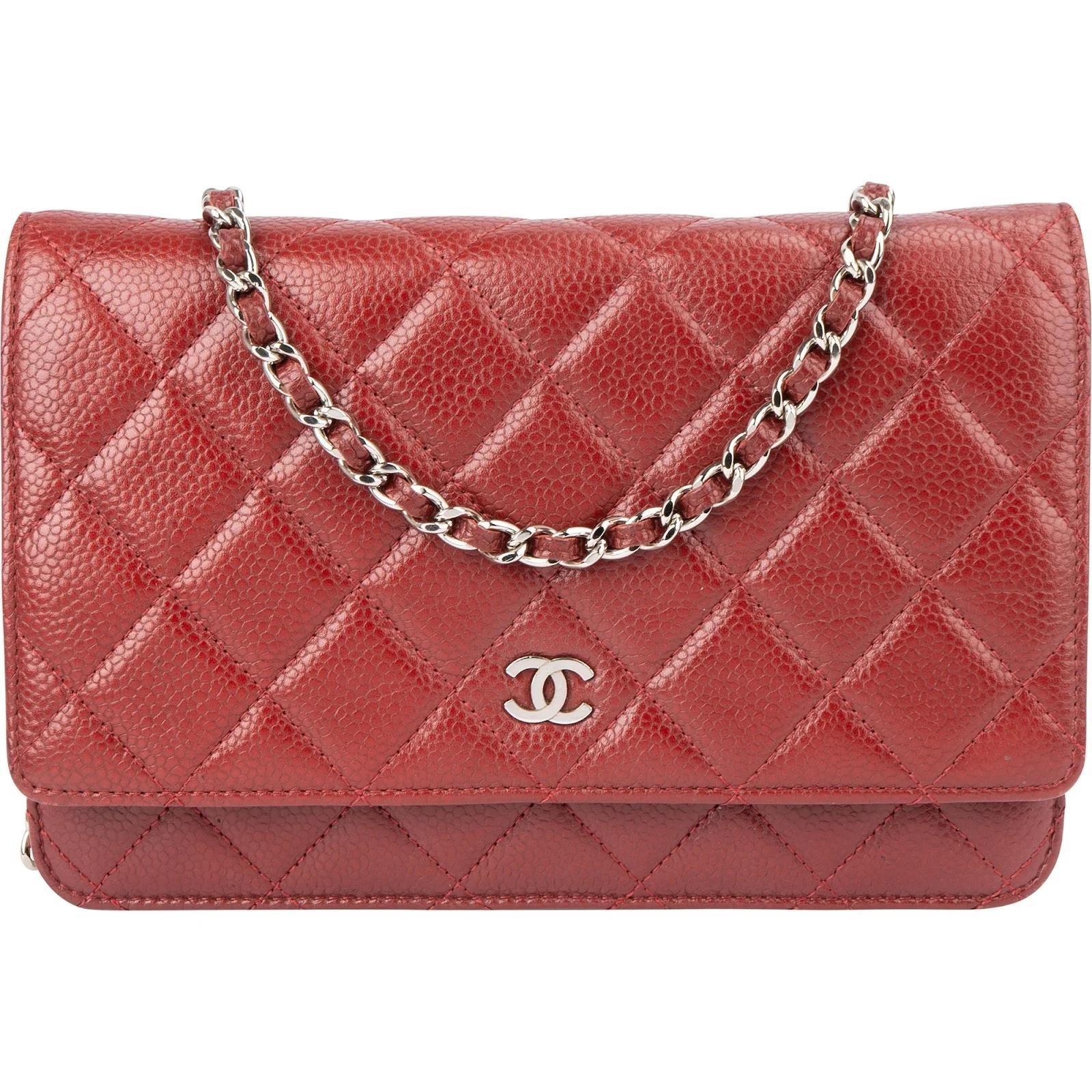 Wallet On Chain Timeless/Classique leather crossbody bag