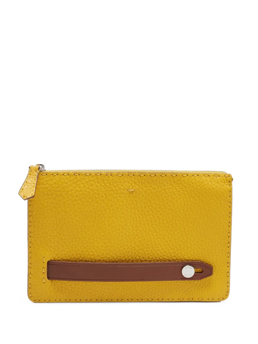 2015 Selleria leather clutch bag