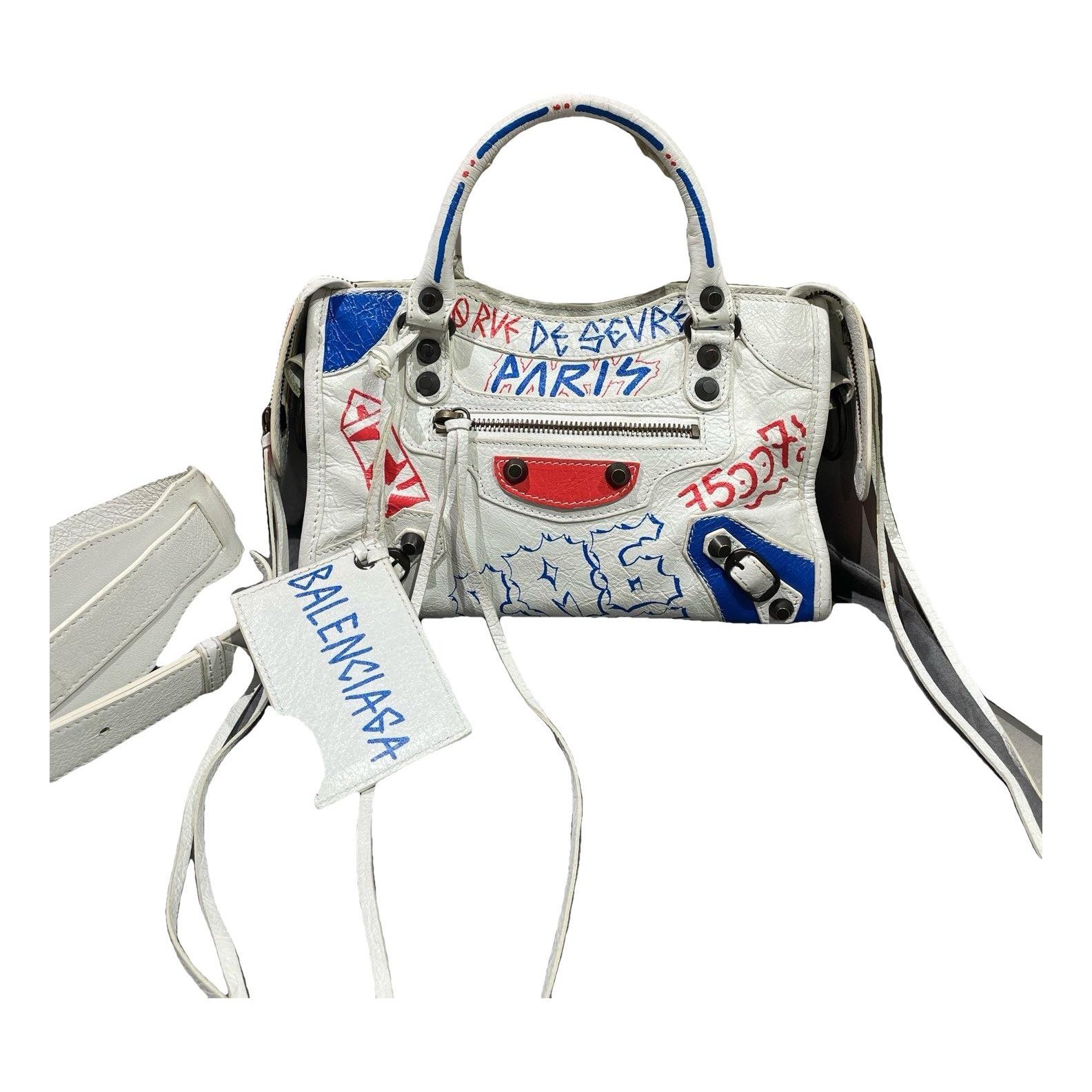 City leather bag