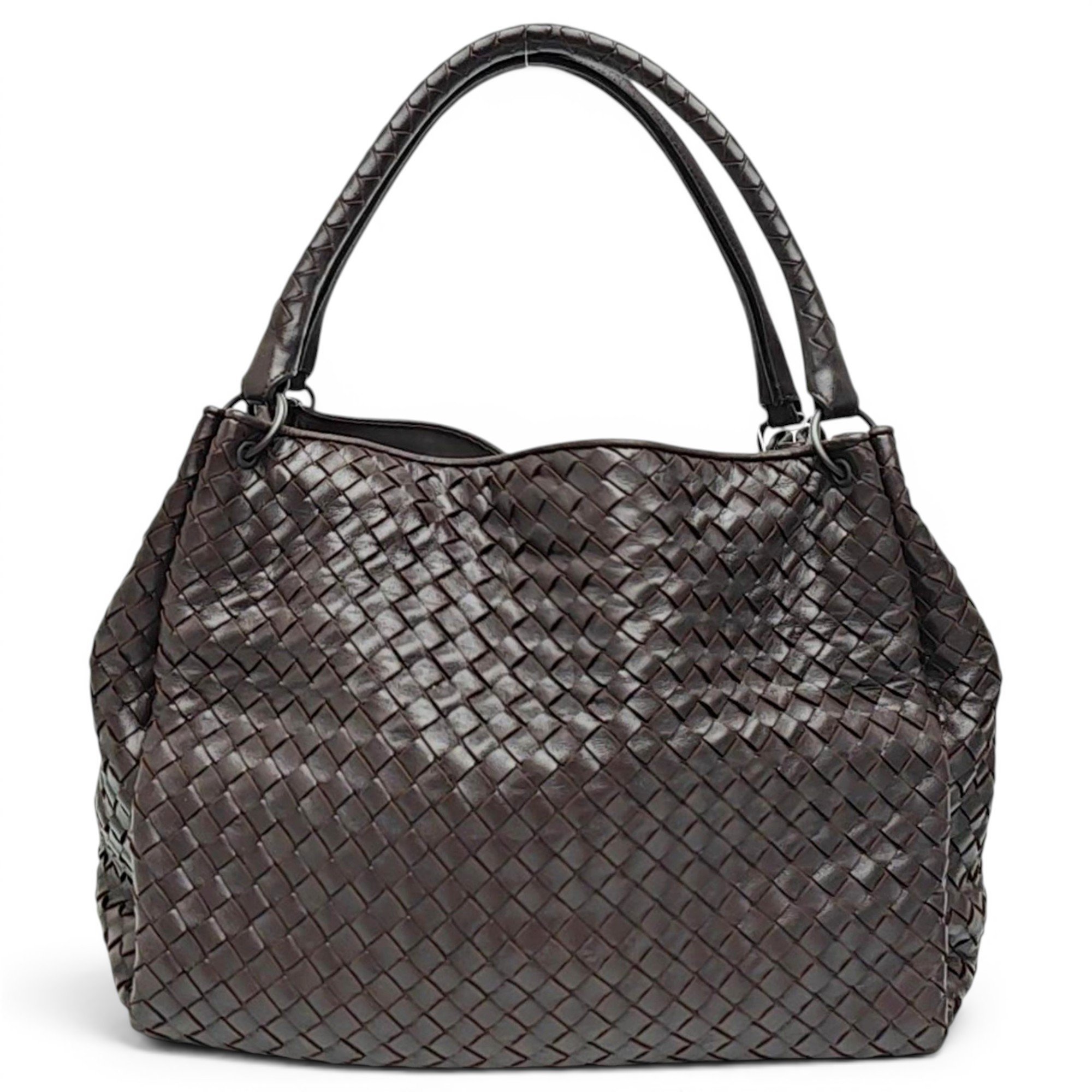 Parachute leather handbag