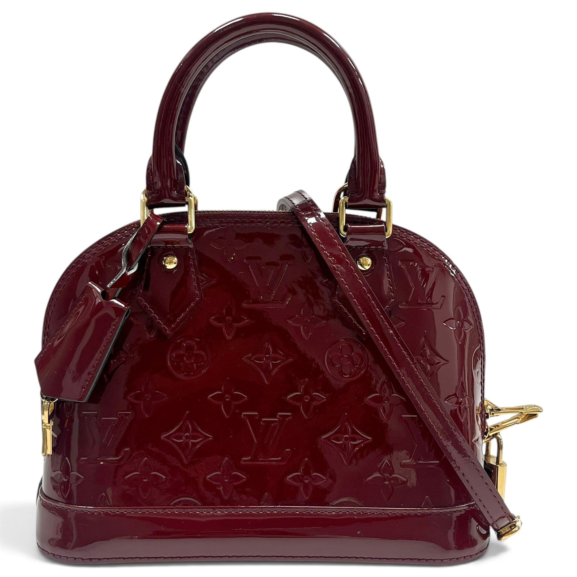 Alma BB patent leather handbag