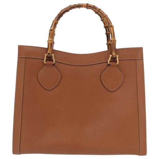 Bamboo leather handbag
