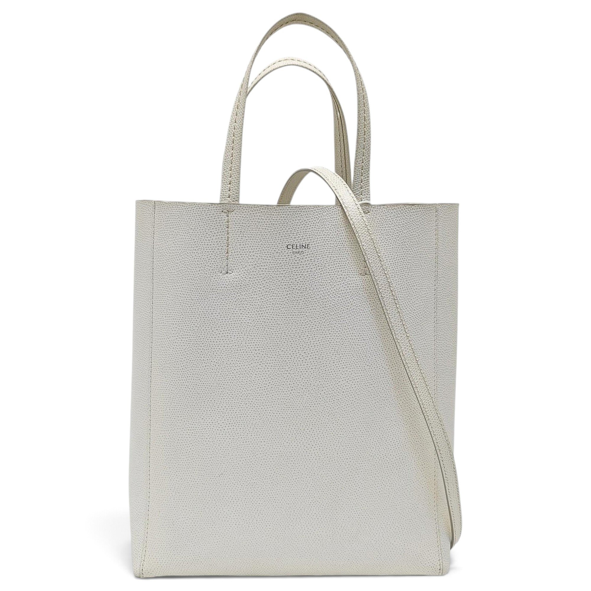 Cabas leather handbag