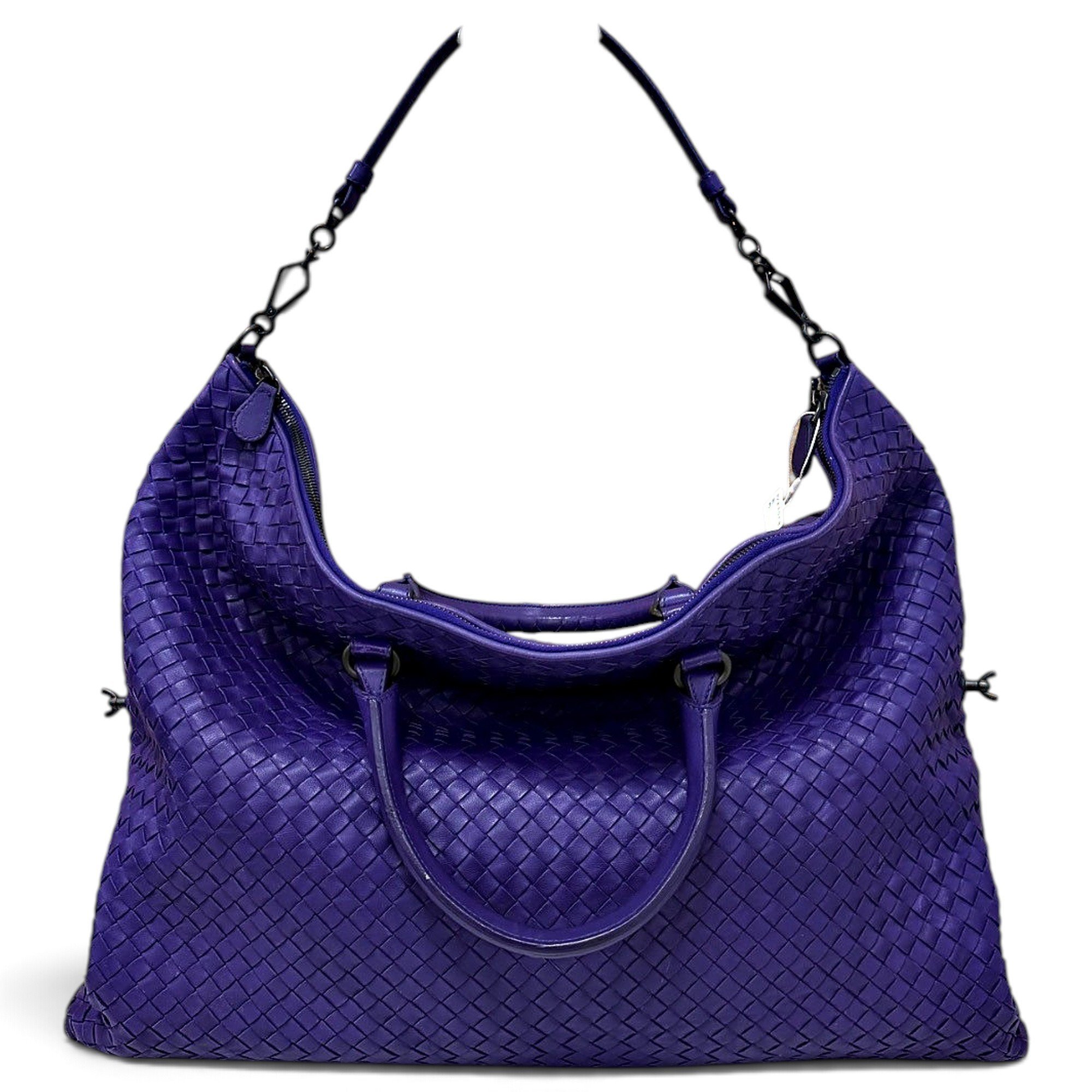 Leather tote