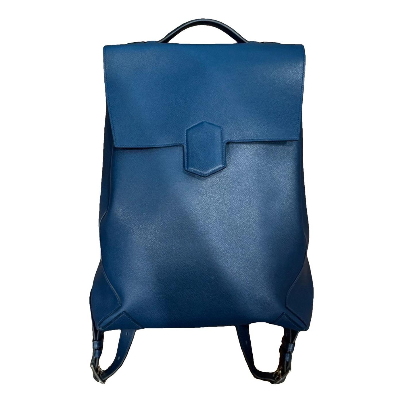 Leather backpack
