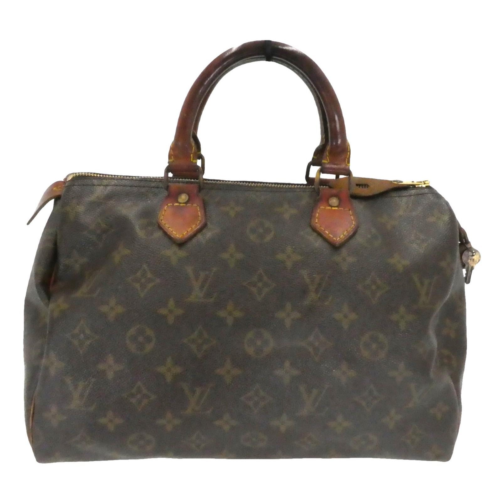 Speedy leather handbag