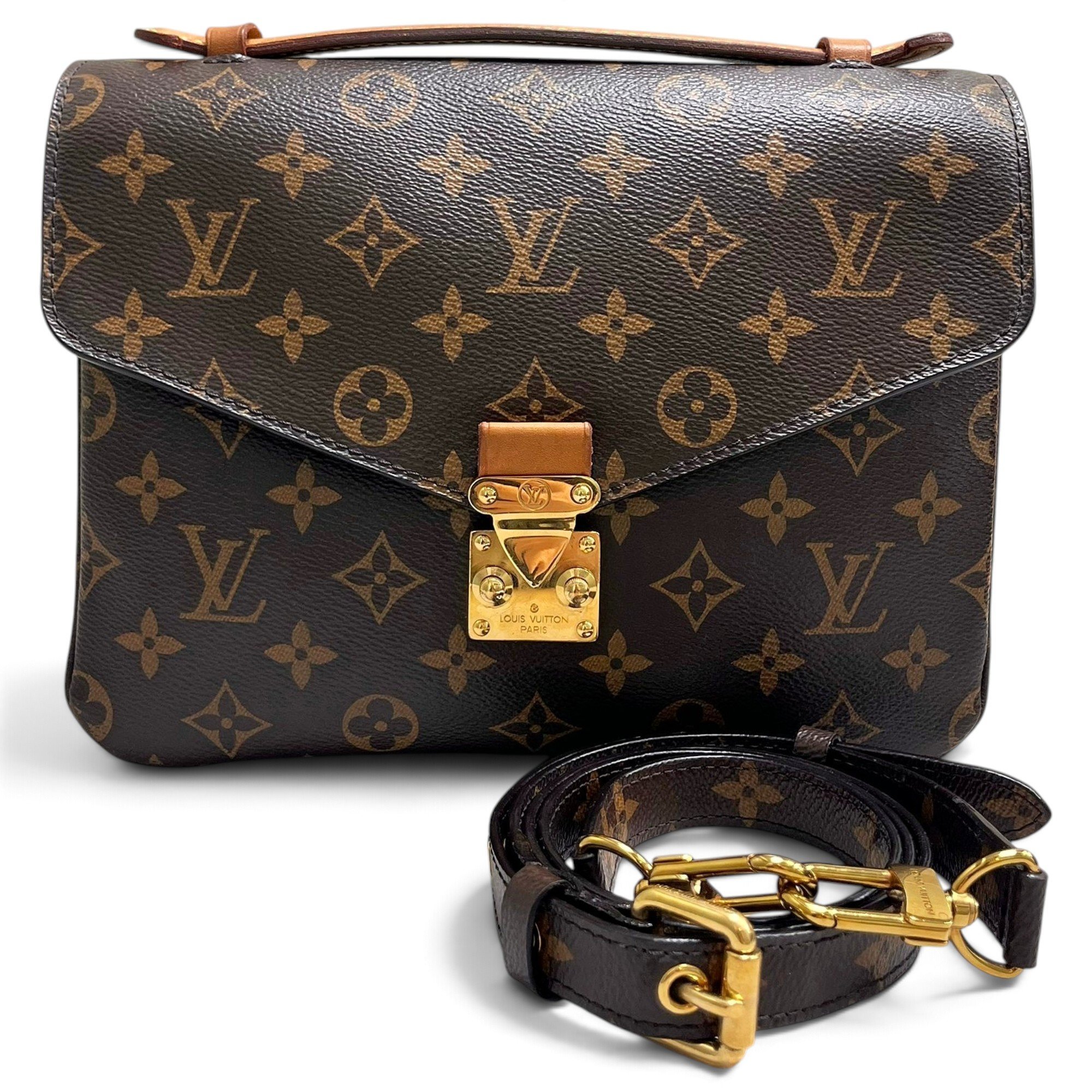 Metis leather handbag