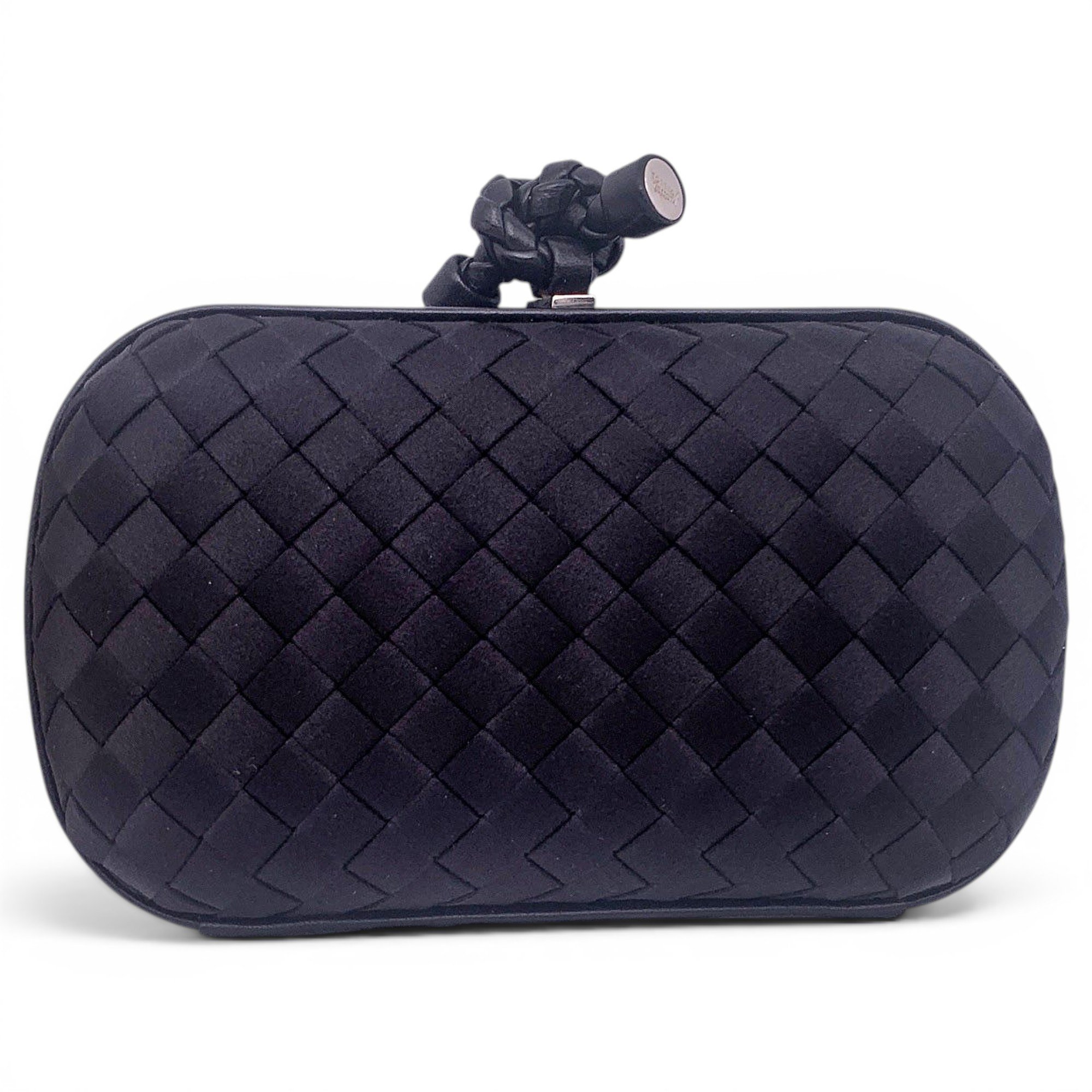 Pochette Knot leather handbag