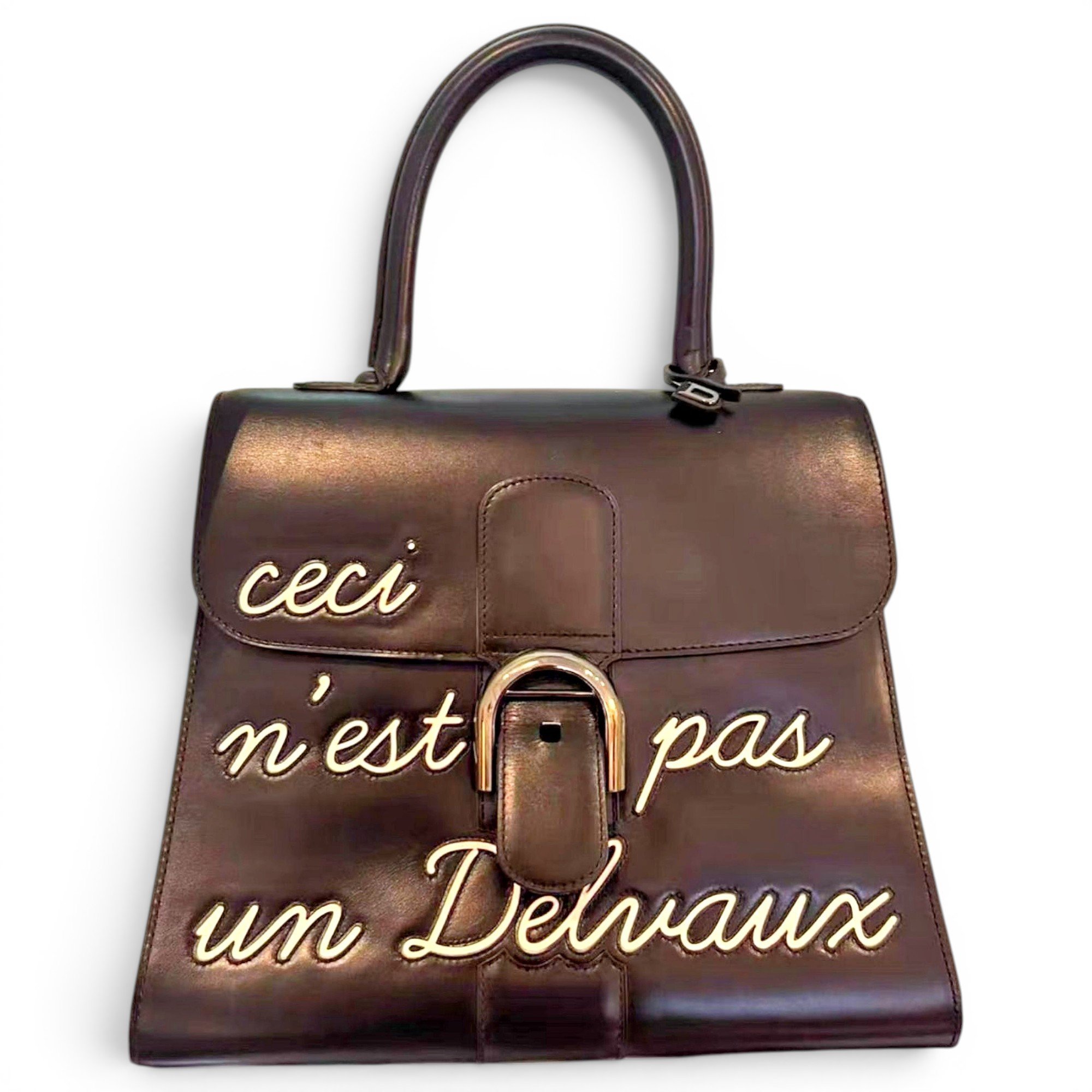 Brillant leather handbag