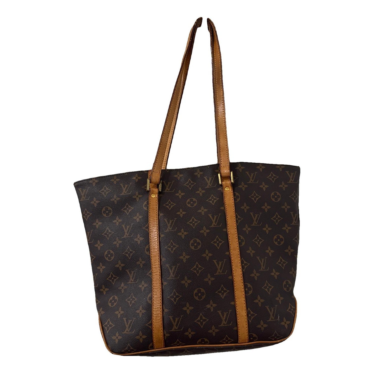 Shopping leather tote