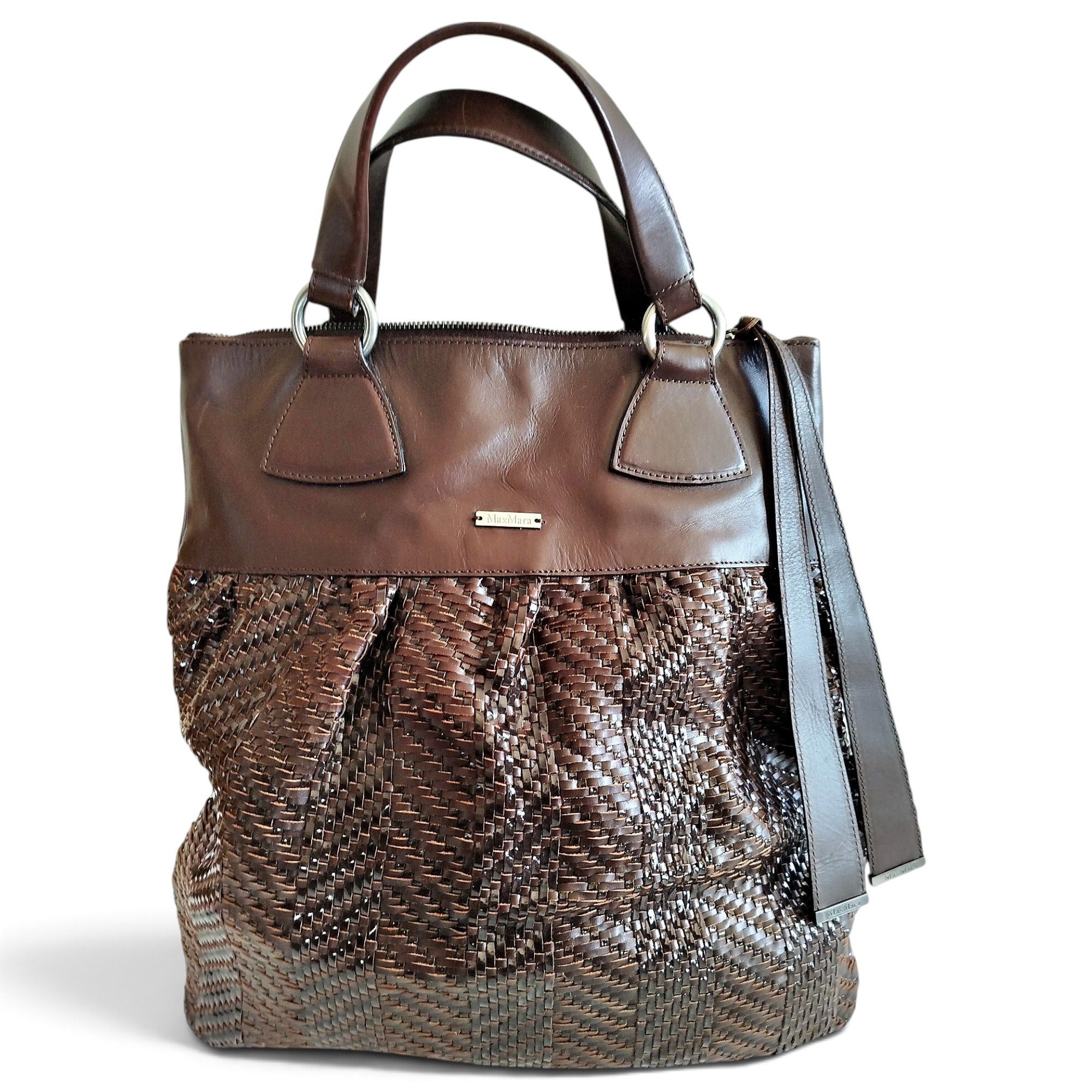 Leather handbag