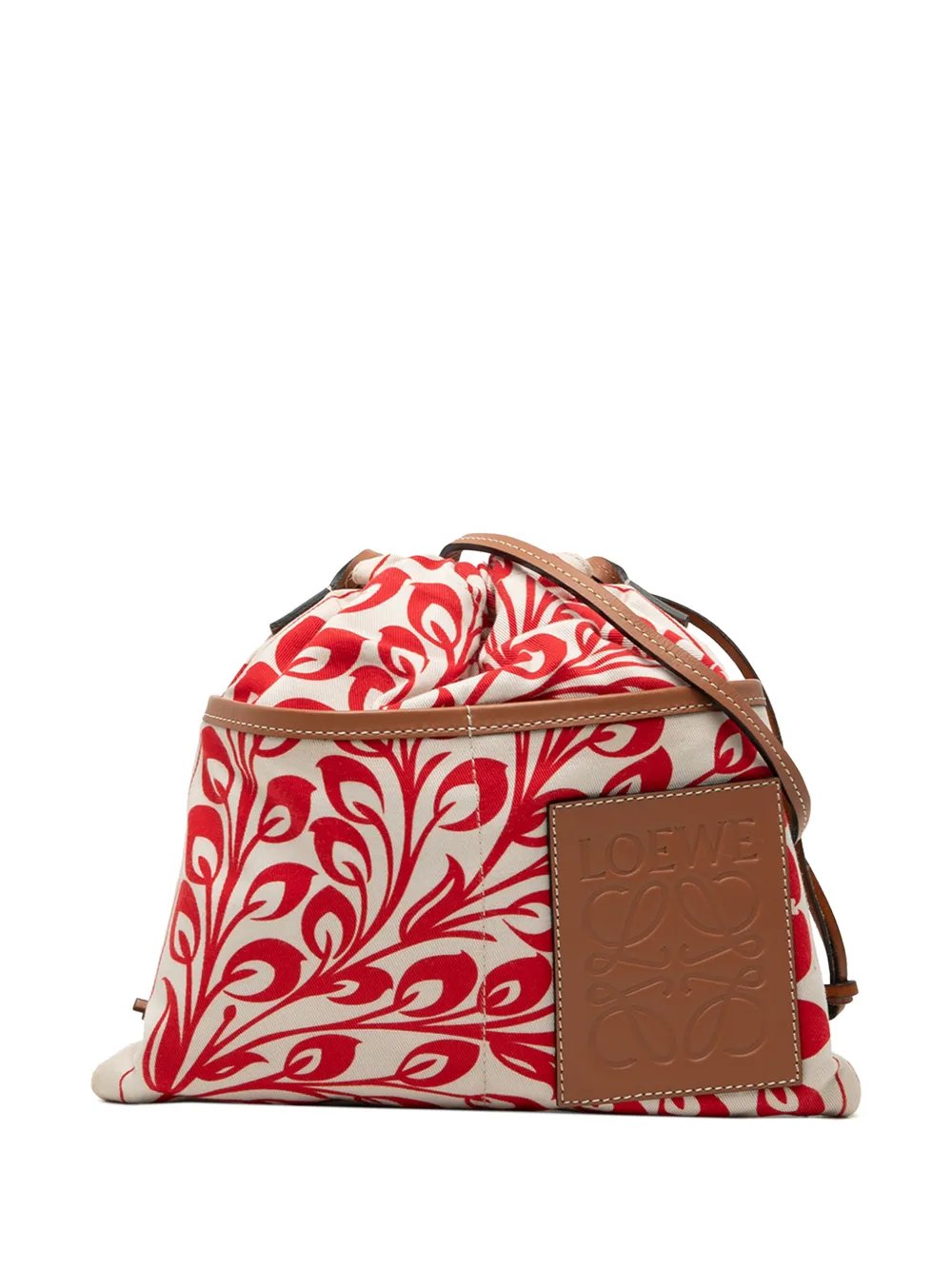 2020 William de Morgan Small Anagram Canvas Drawstring crossbody bag