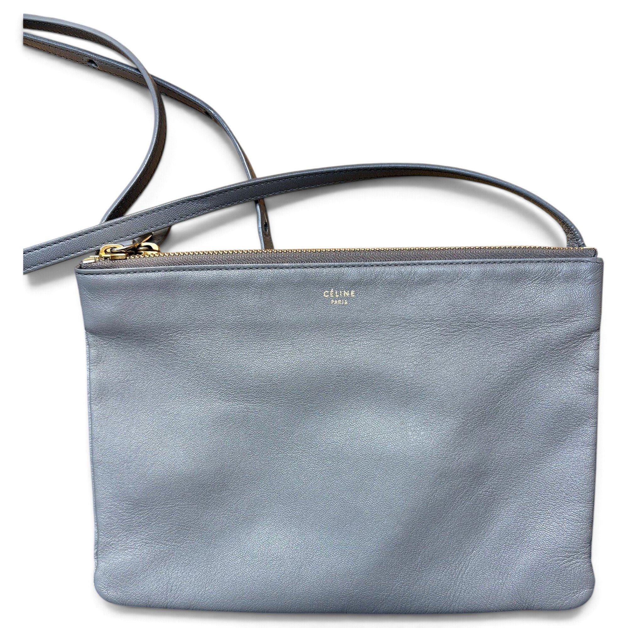 Trio leather crossbody bag